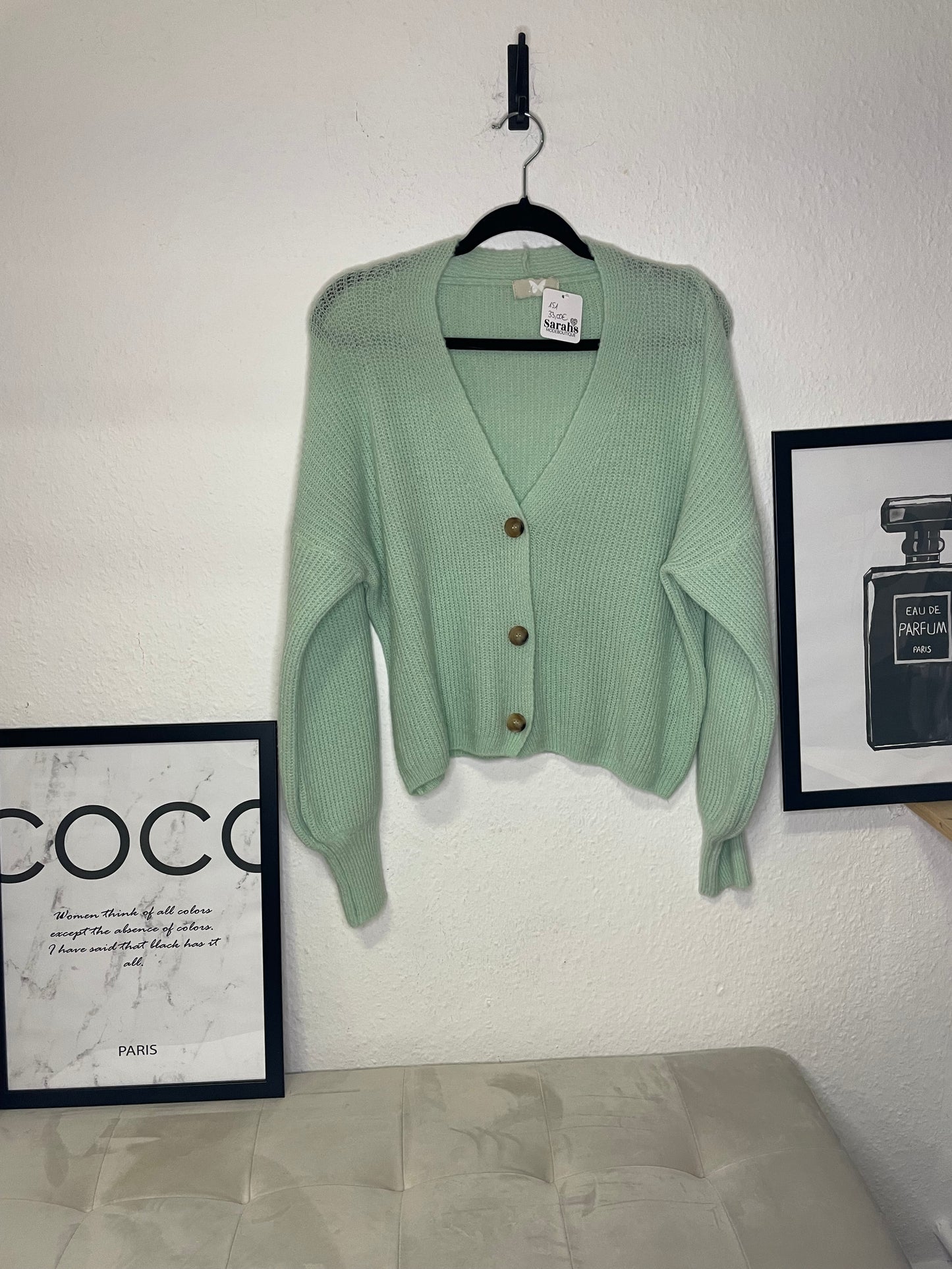 Cardigan hellmint -151- - Sarahs Modeboutique