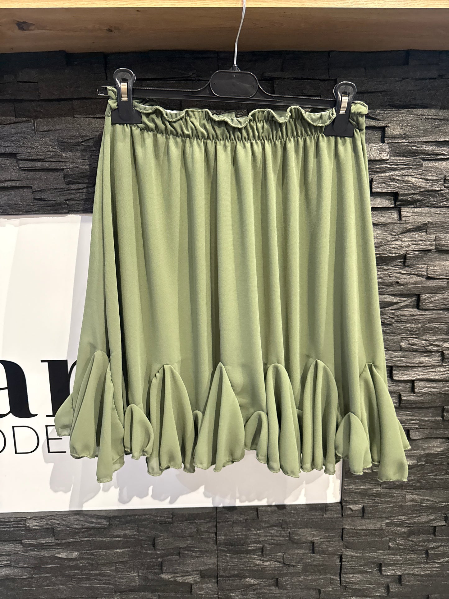 ROCK VOLANT -9511- KHAKI - Sarahs Modeboutique