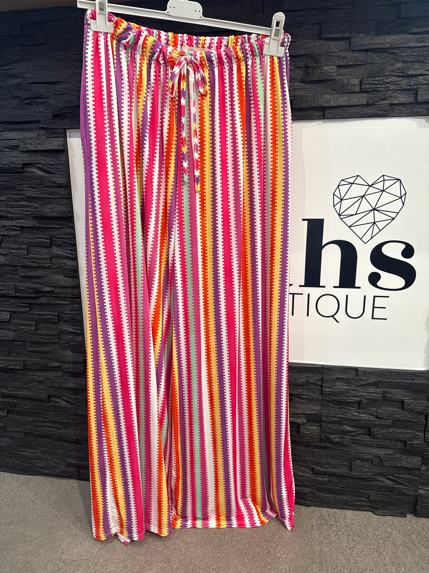 BESTSELLER HOSE -1667- GESTREIFT PINK - Sarahs Modeboutique