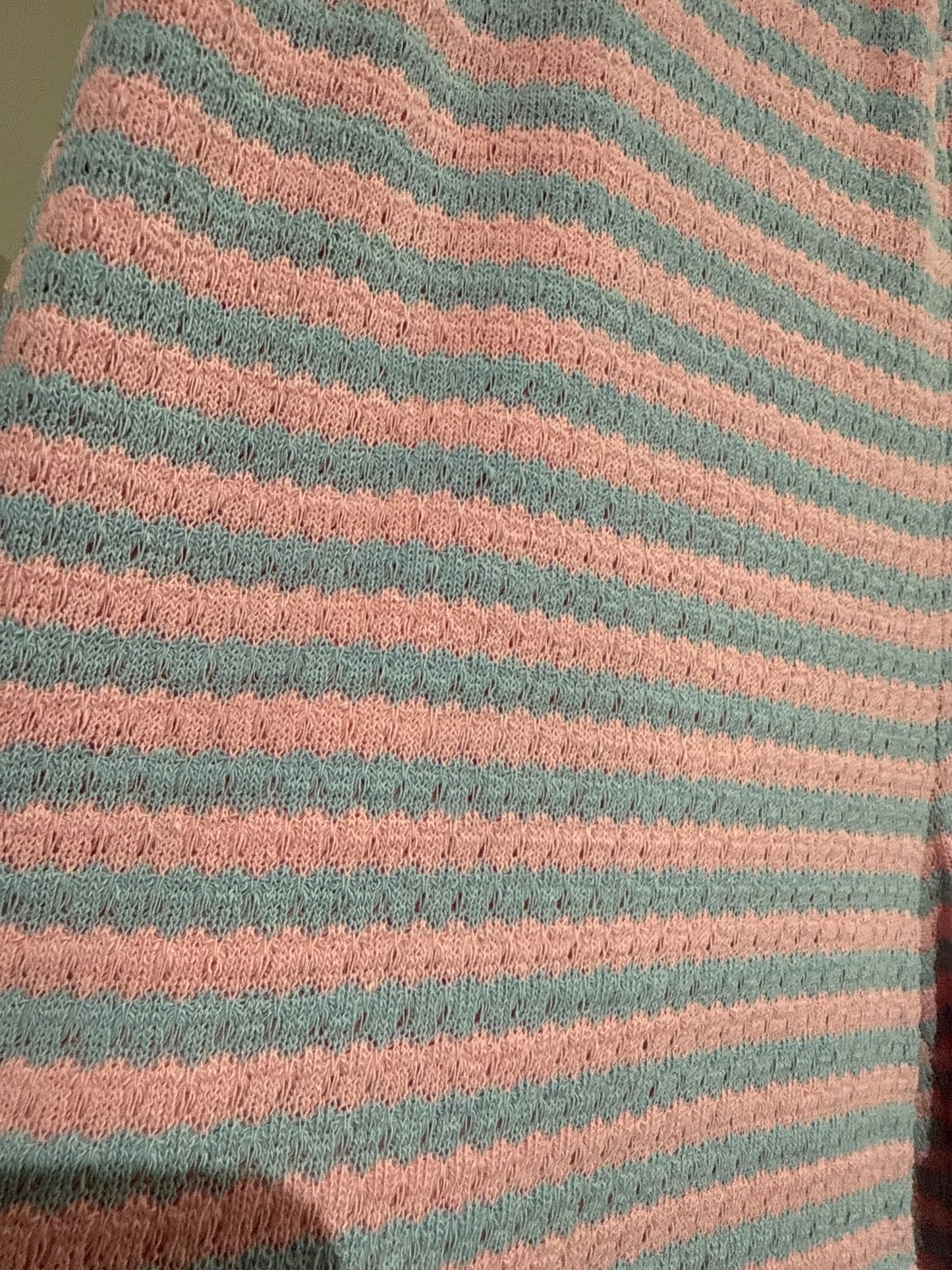 STRICKHOSE -1459- BLAU/ROSA - Sarahs Modeboutique