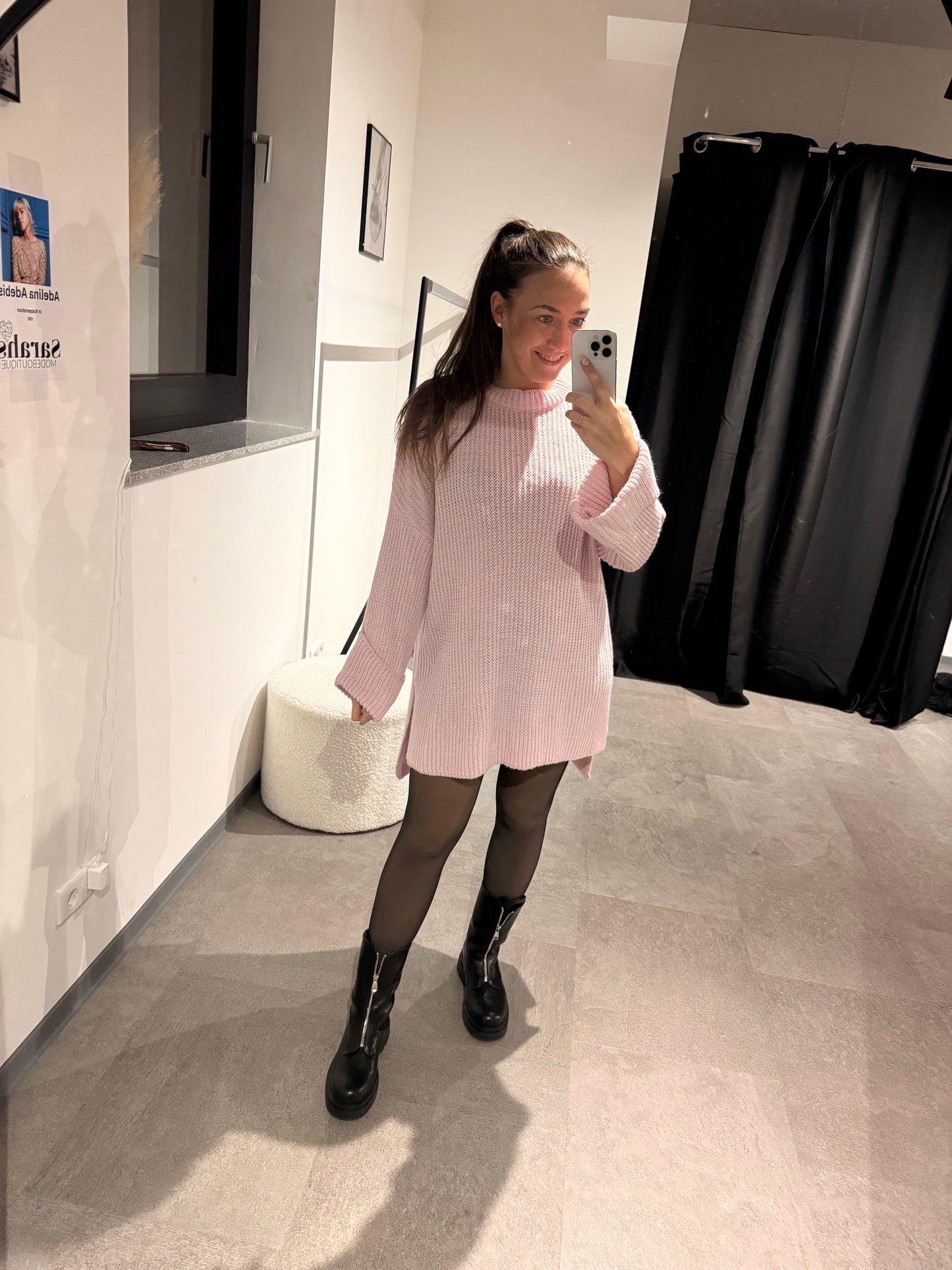 Schlitzpulli-1596- rosa - Sarahs Modeboutique
