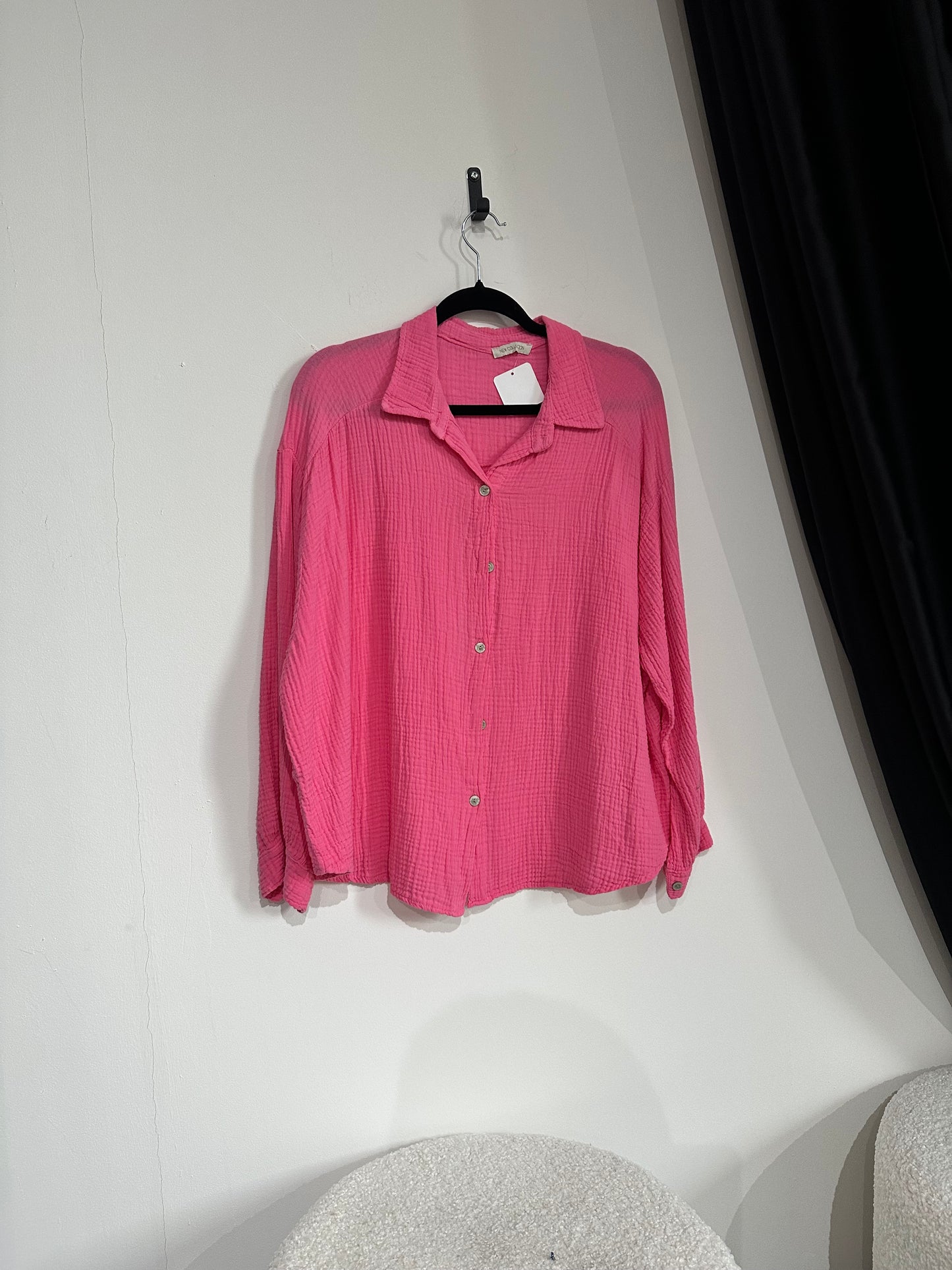Musselinbluse hellpink -263- - Sarahs Modeboutique