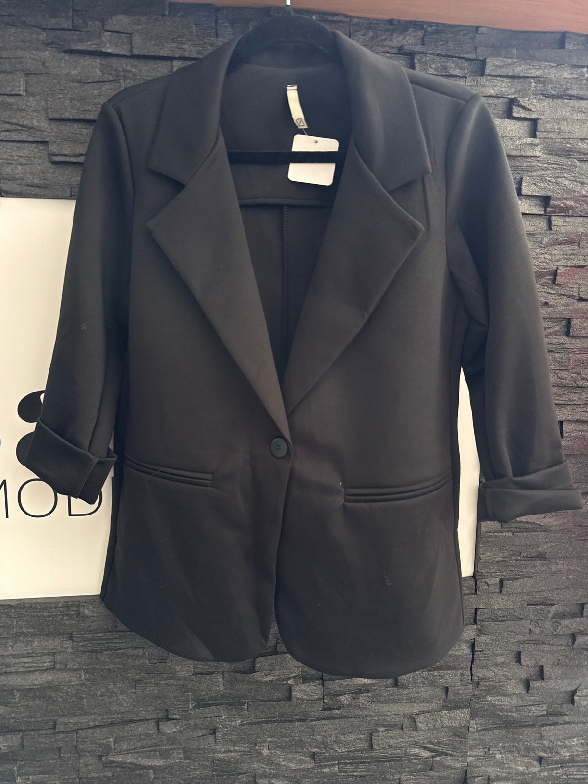 Blazer super soft Onezise -6677- schwarz - Sarahs Modeboutique