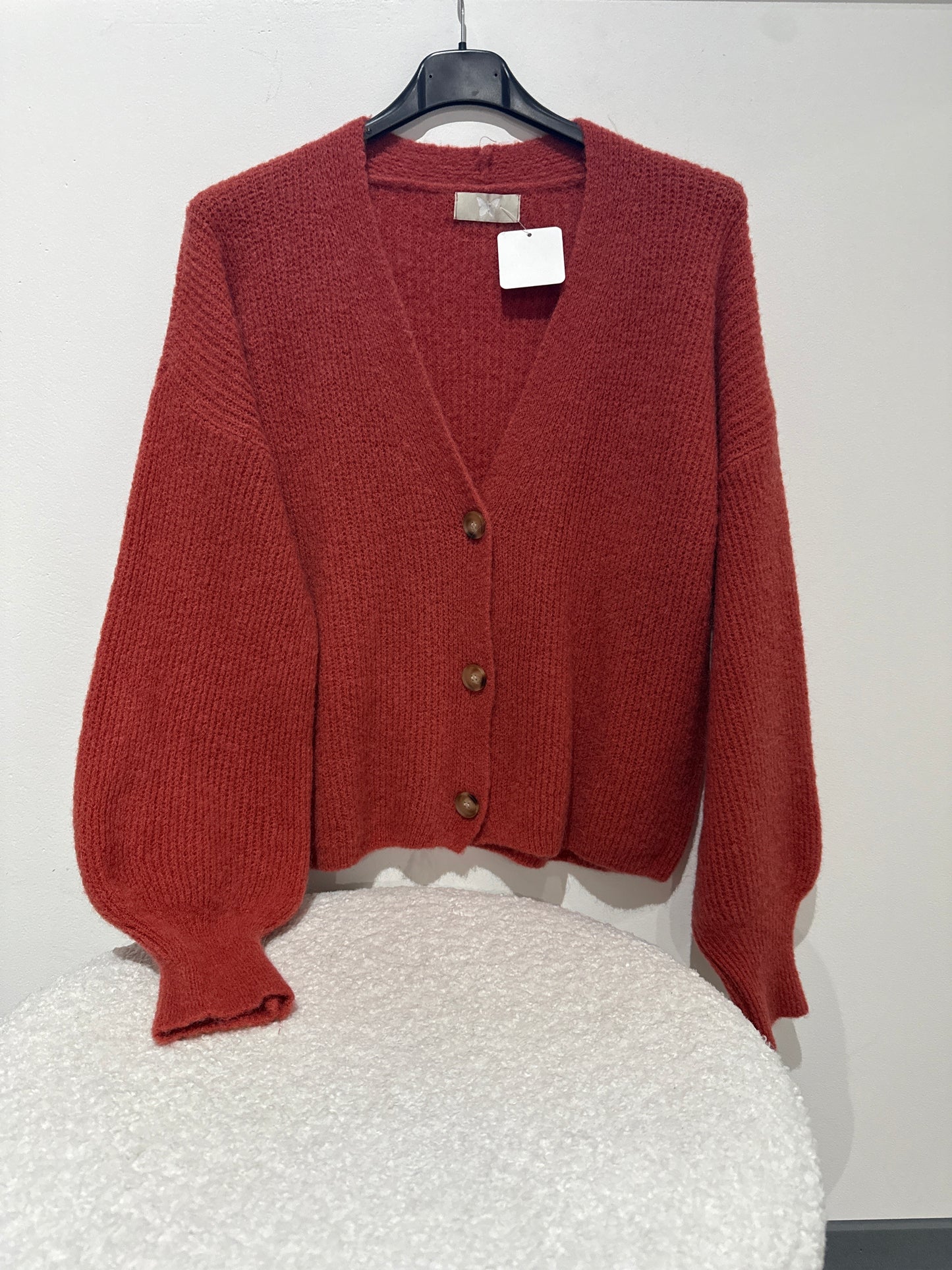 Cardigan dunkelaprico -151-