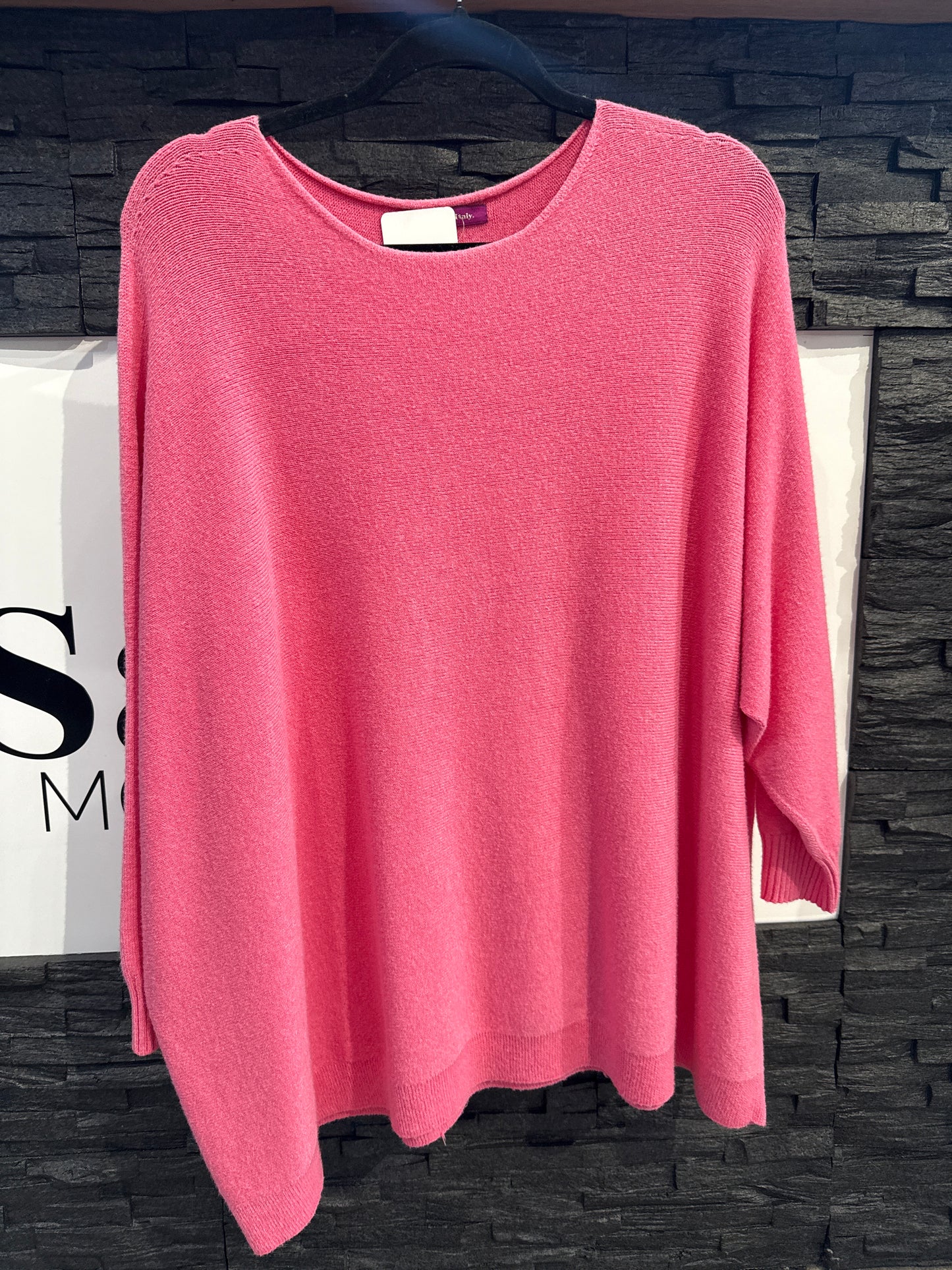 Pulli overzise -7551- pink