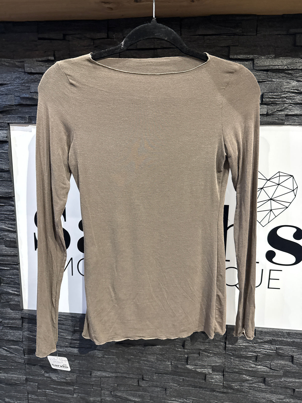 BASIC SHIRT -6782- TAUPE
