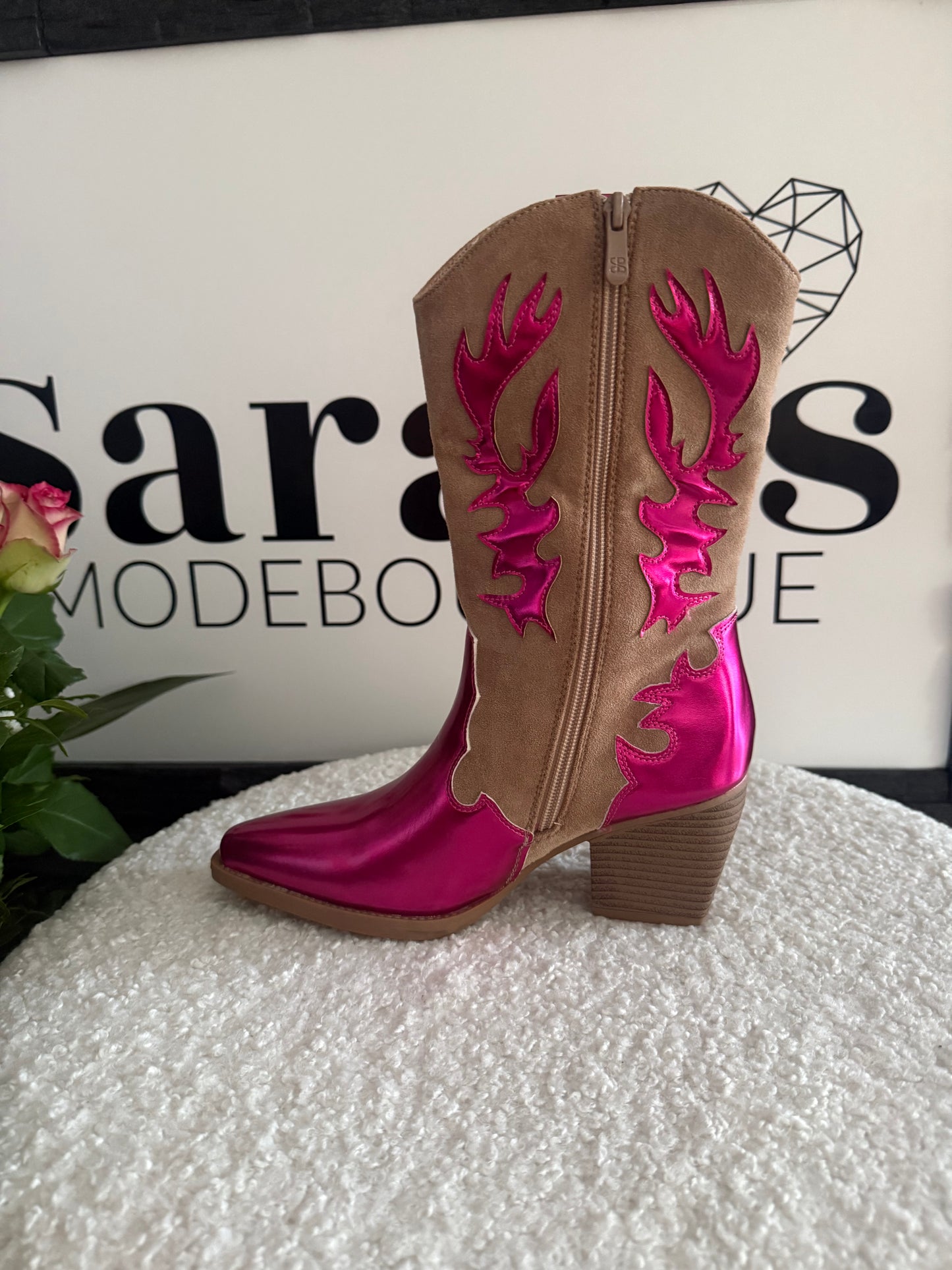 BOOTS -6663- PINK