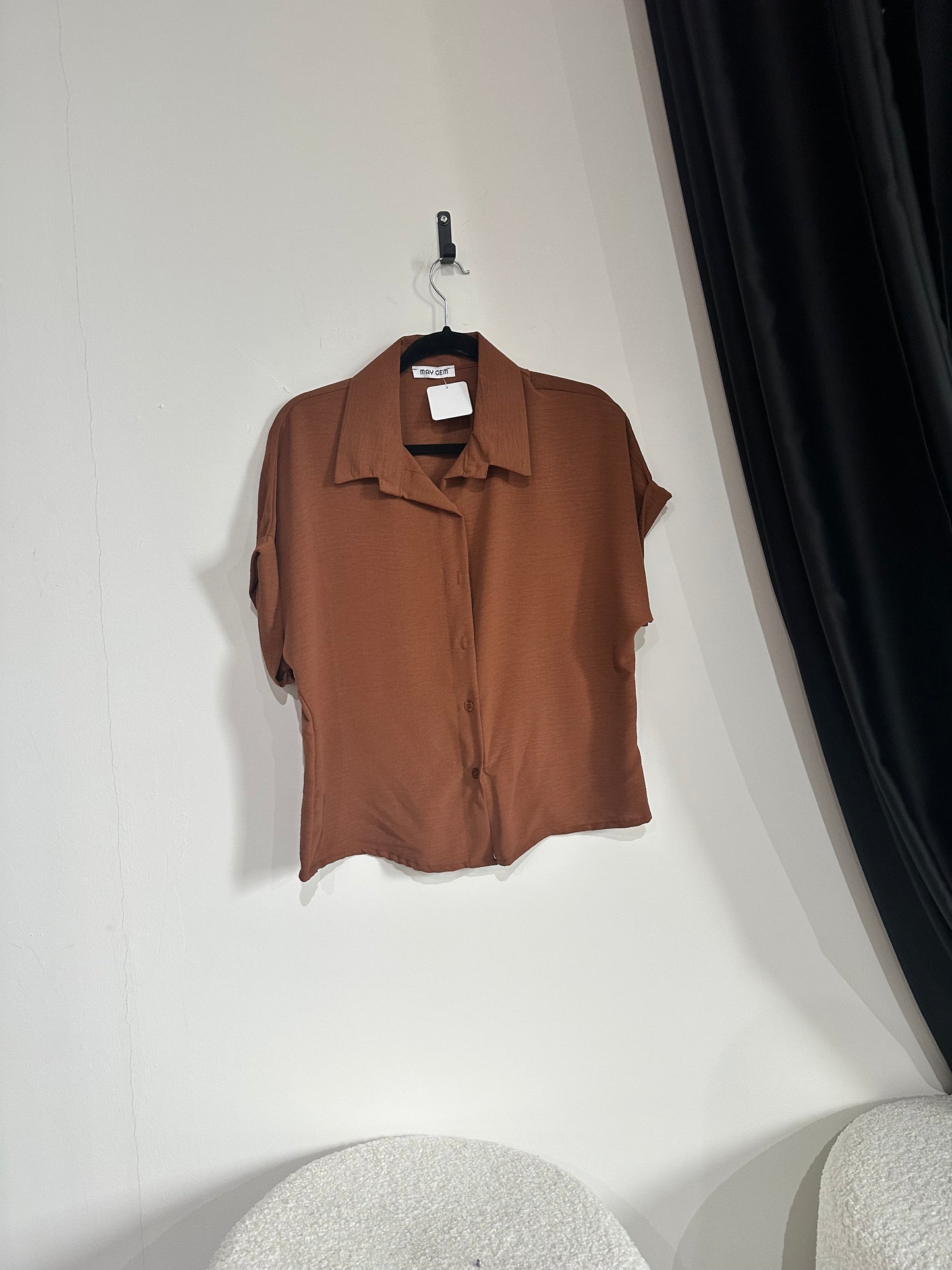 Bluse -919- kognac
