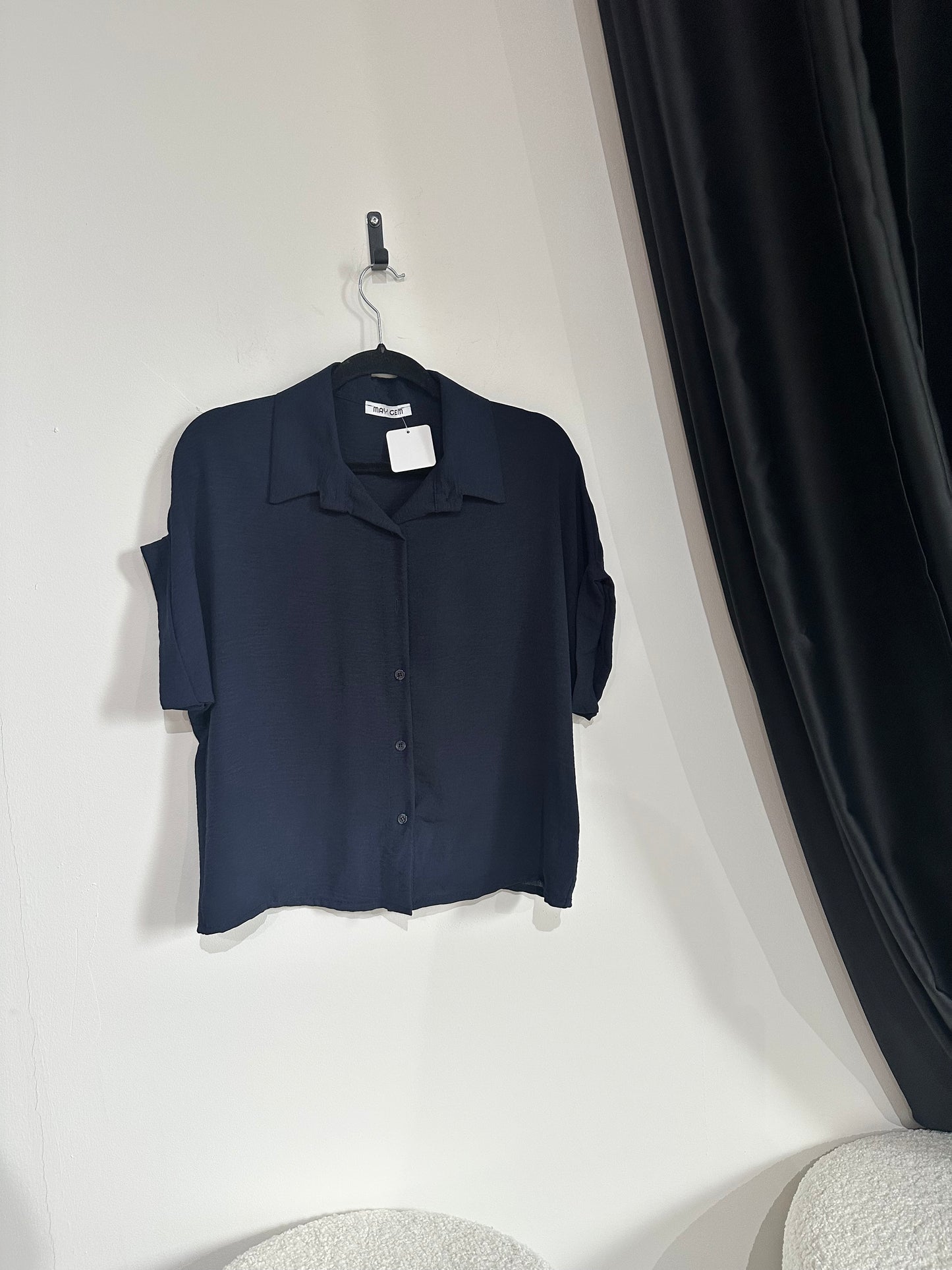 Bluse -919- dunkelblau