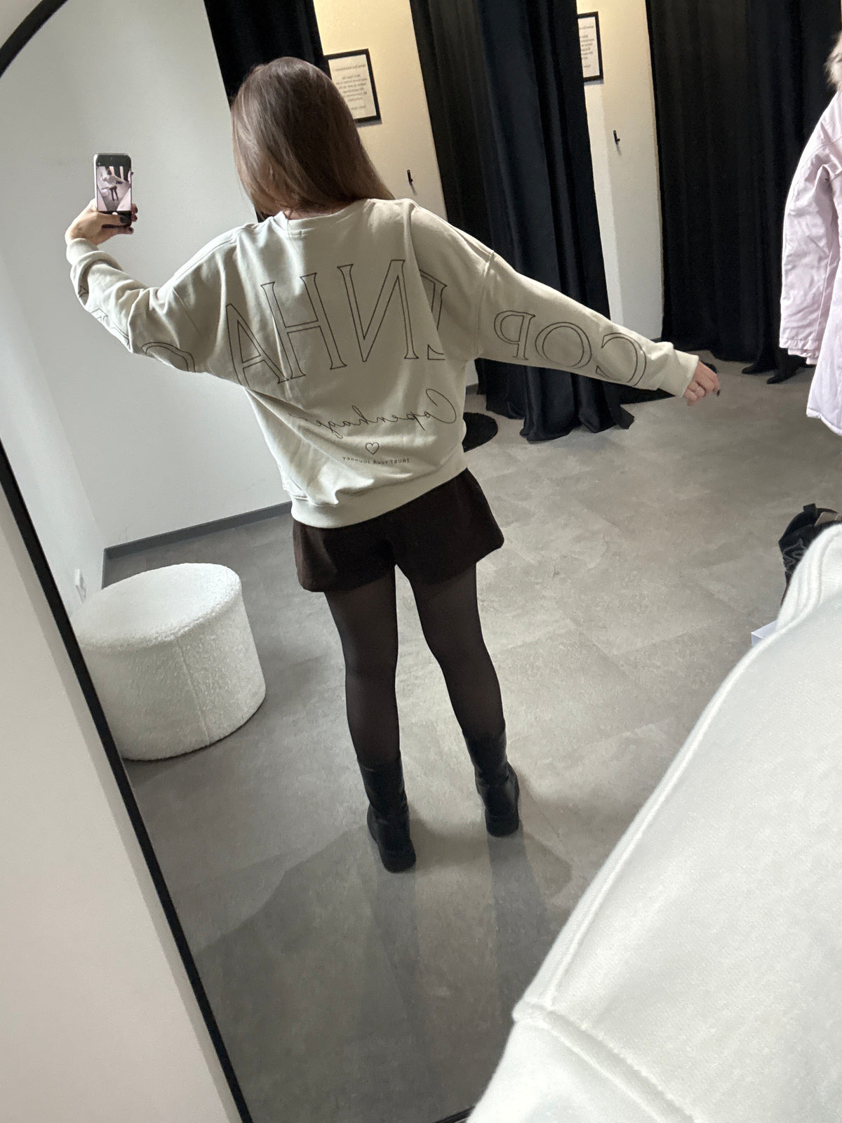 PULLOVER COPENHAGEN -9003- BEIGE - Sarahs Modeboutique