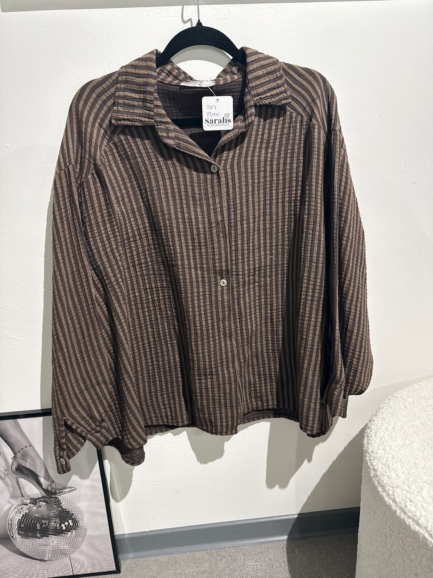 Musselinbluse -7357-