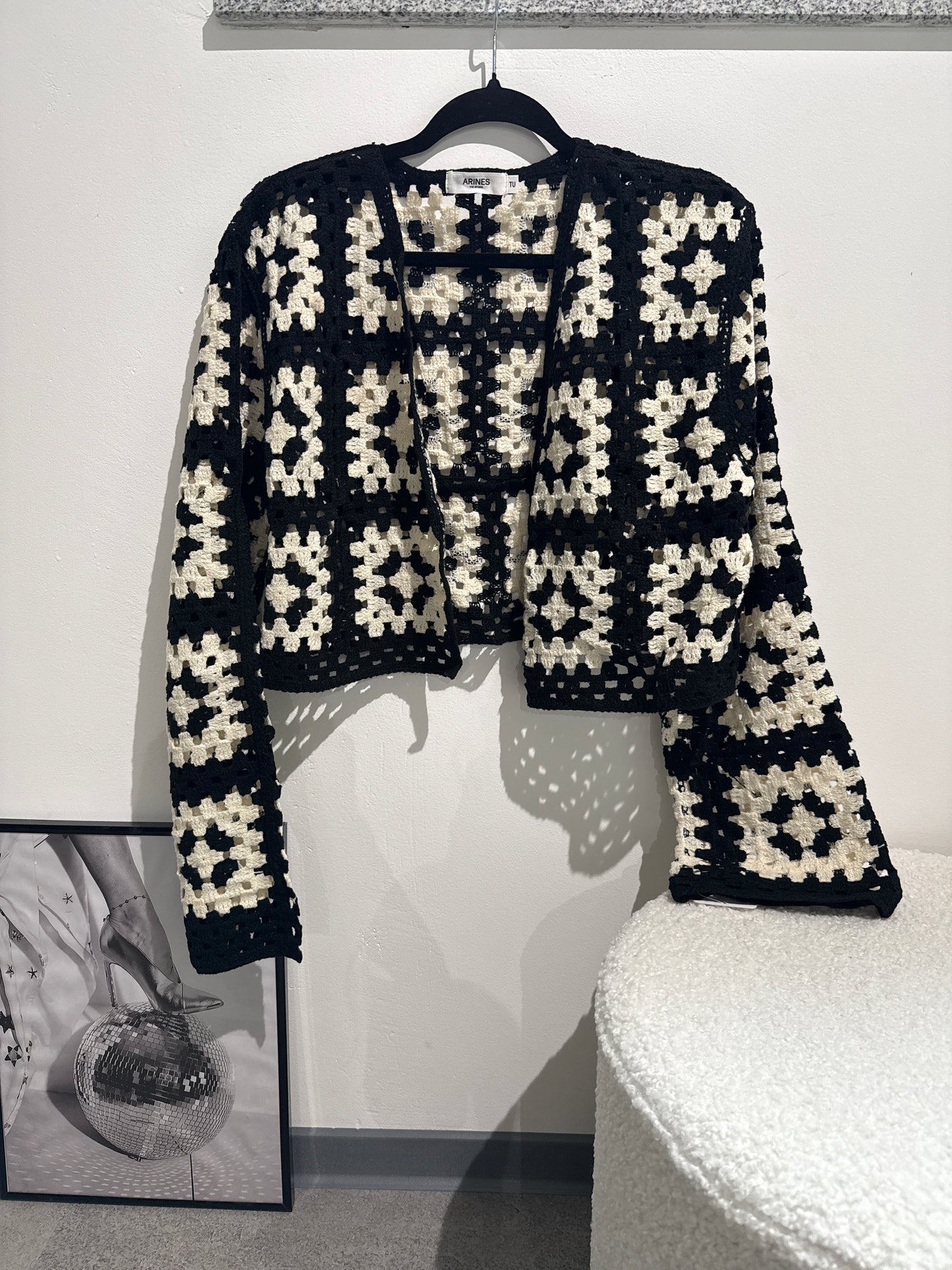 Cardigan -7365- schwarz