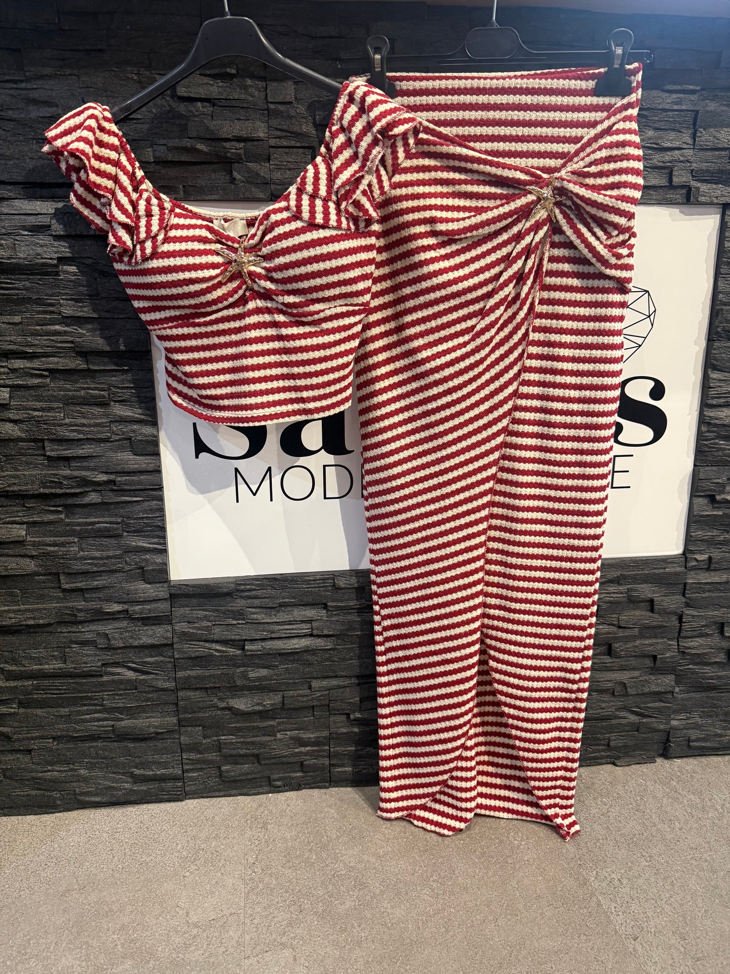 ZWEITEILER -5777- BORDEAUX - Sarahs Modeboutique
