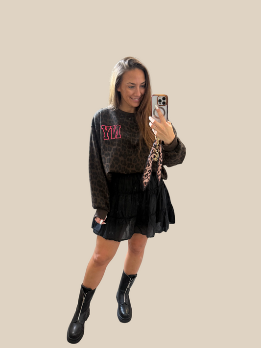 LEO PULLOVER MIT AUFDRUCK -4991- - Sarahs Modeboutique