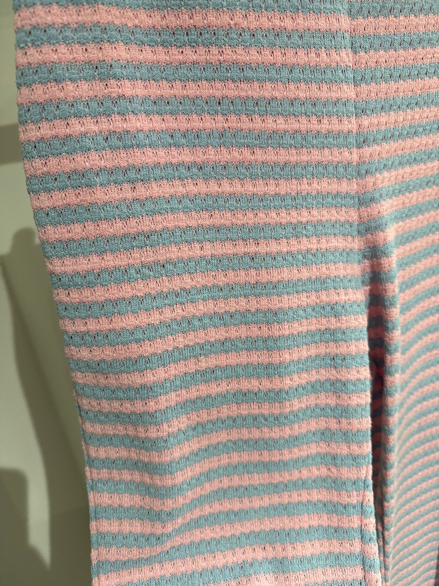 STRICKHOSE -1458- BLAU/ROSA - Sarahs Modeboutique