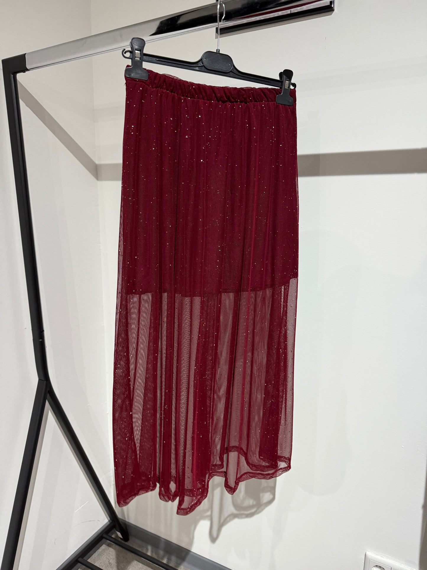 Rock Mesh -3445- burgundy