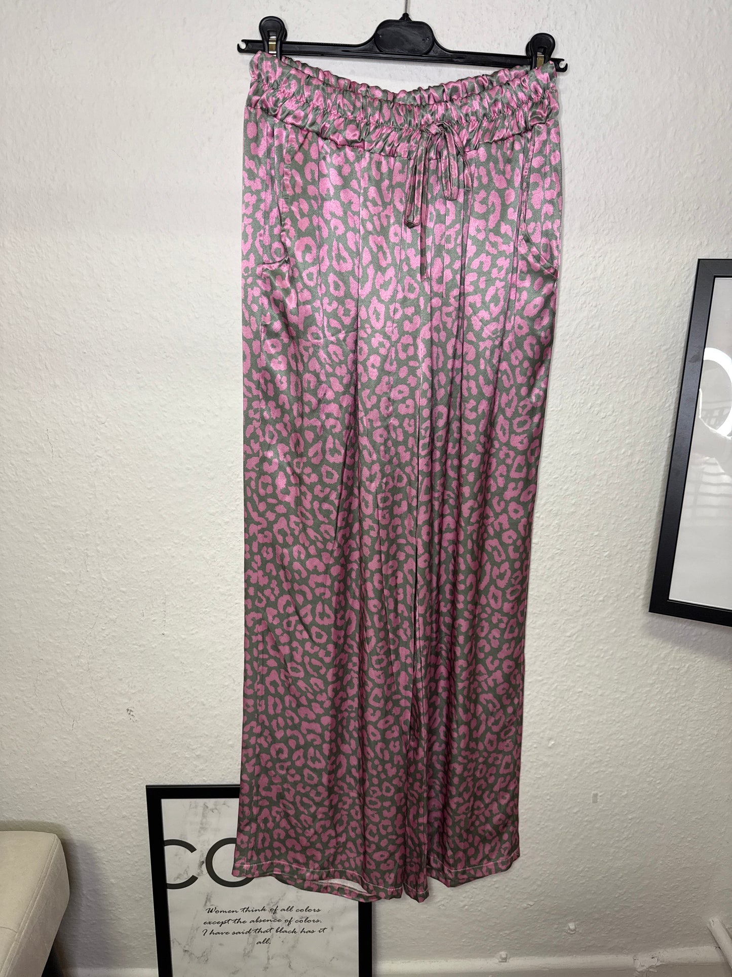 Hose -4731- rosa/khaki - Sarahs Modeboutique