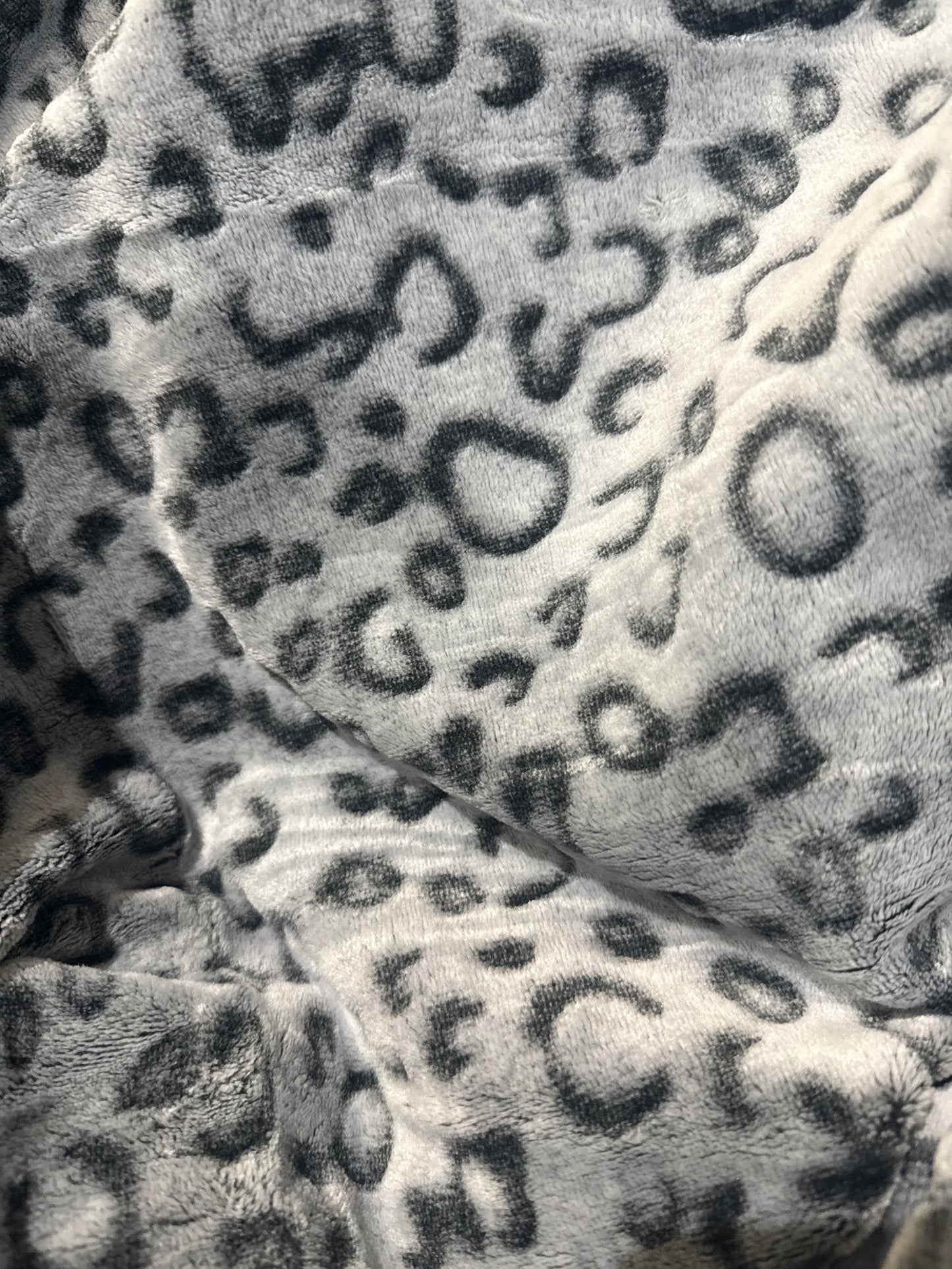 Kuscheldecke mini -Leo- Grau