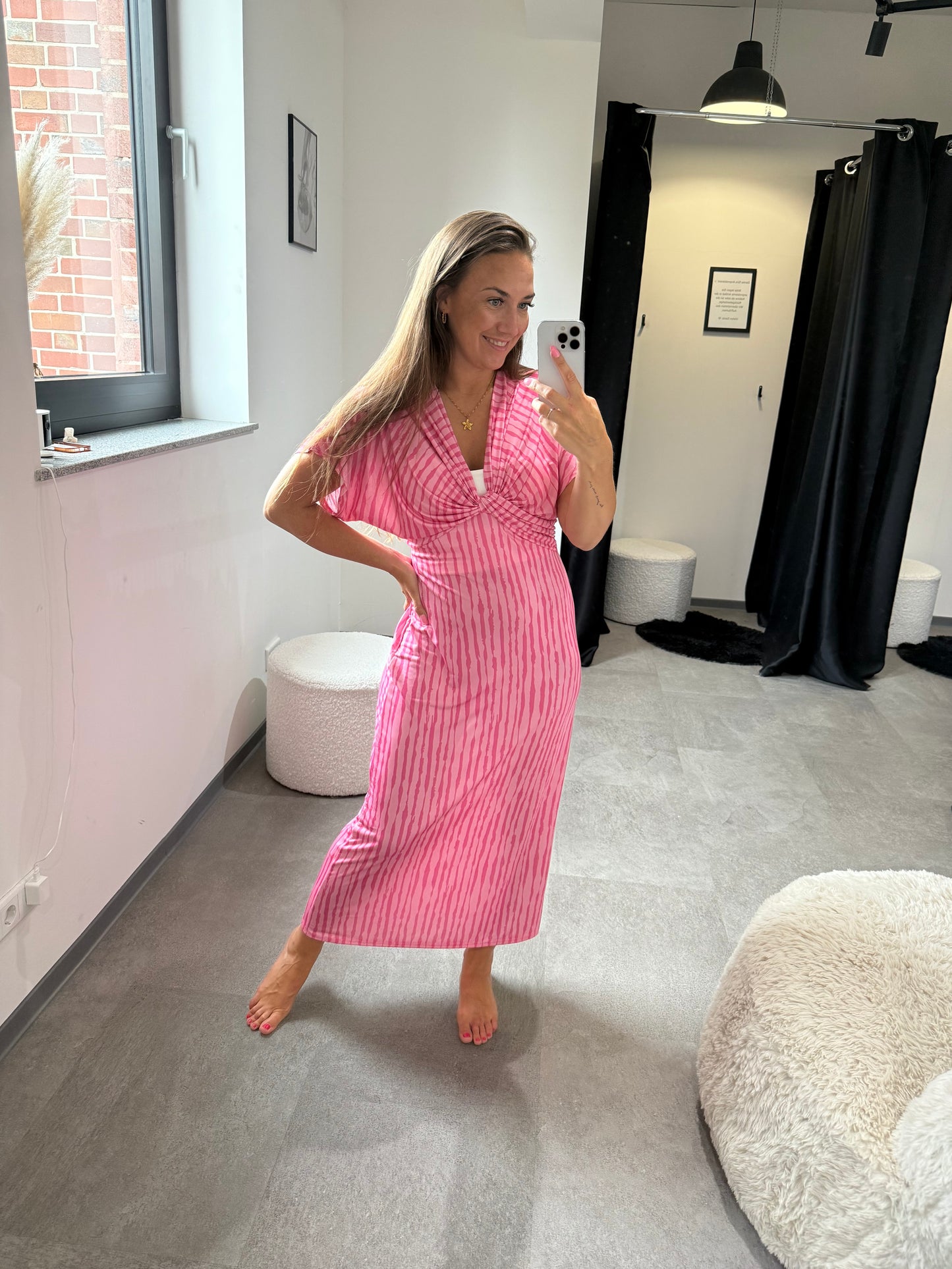 KLEID -5563- rosa/pink