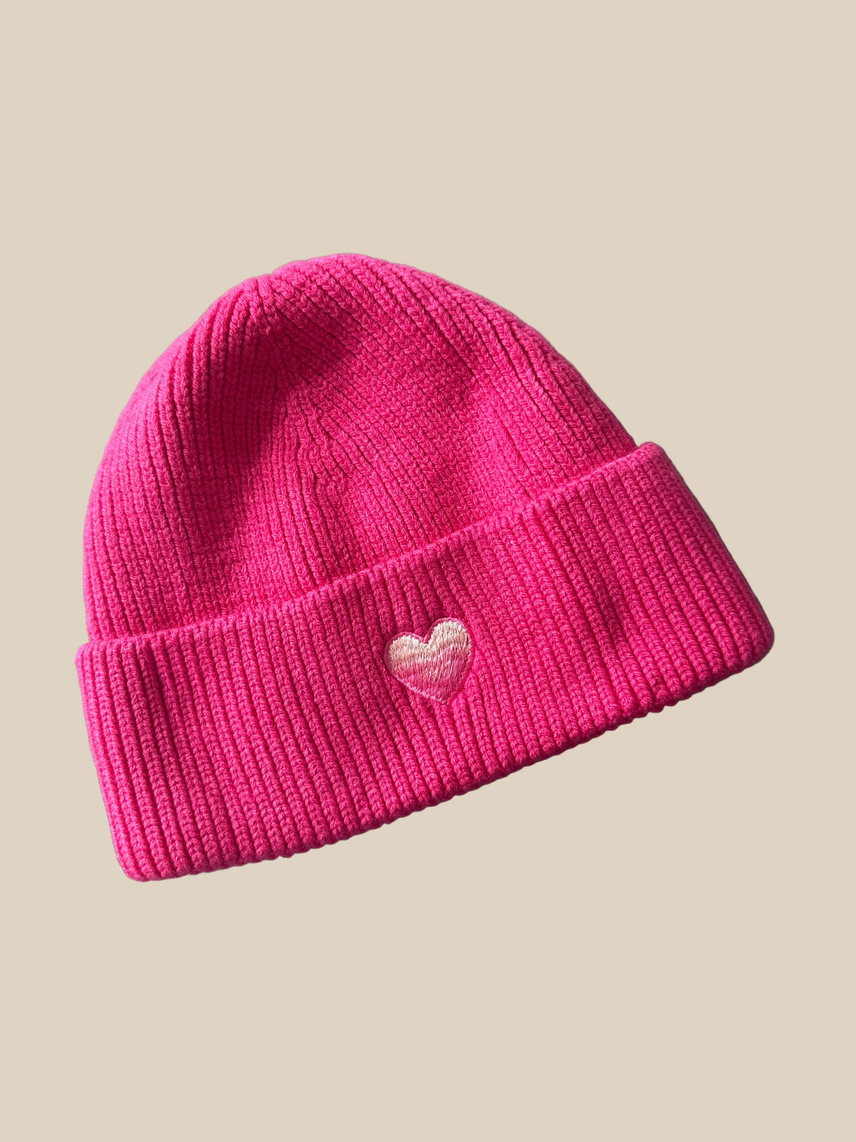 MÜTZE HERZ -3455- PINK