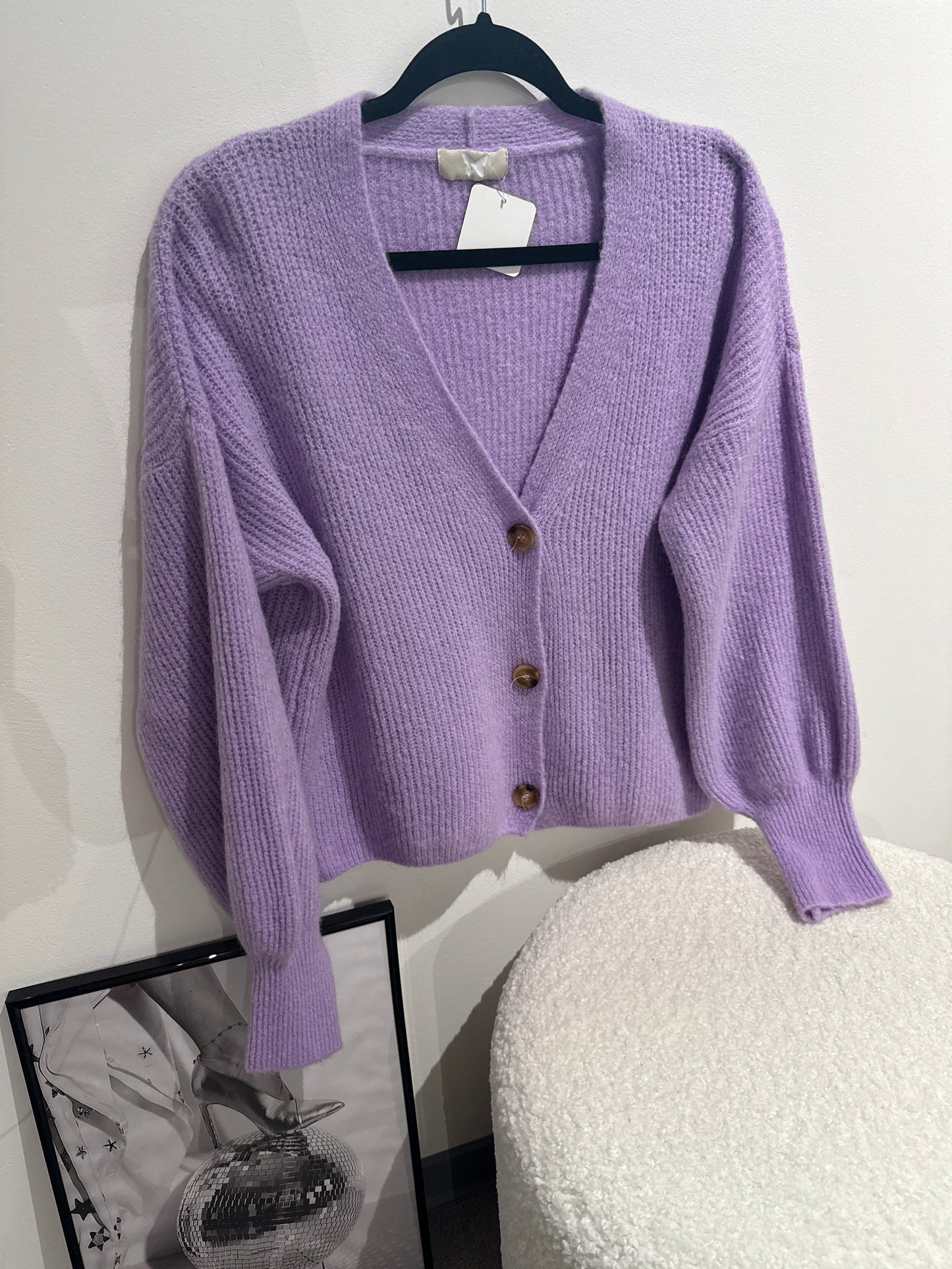 Cardigan flieder -151-