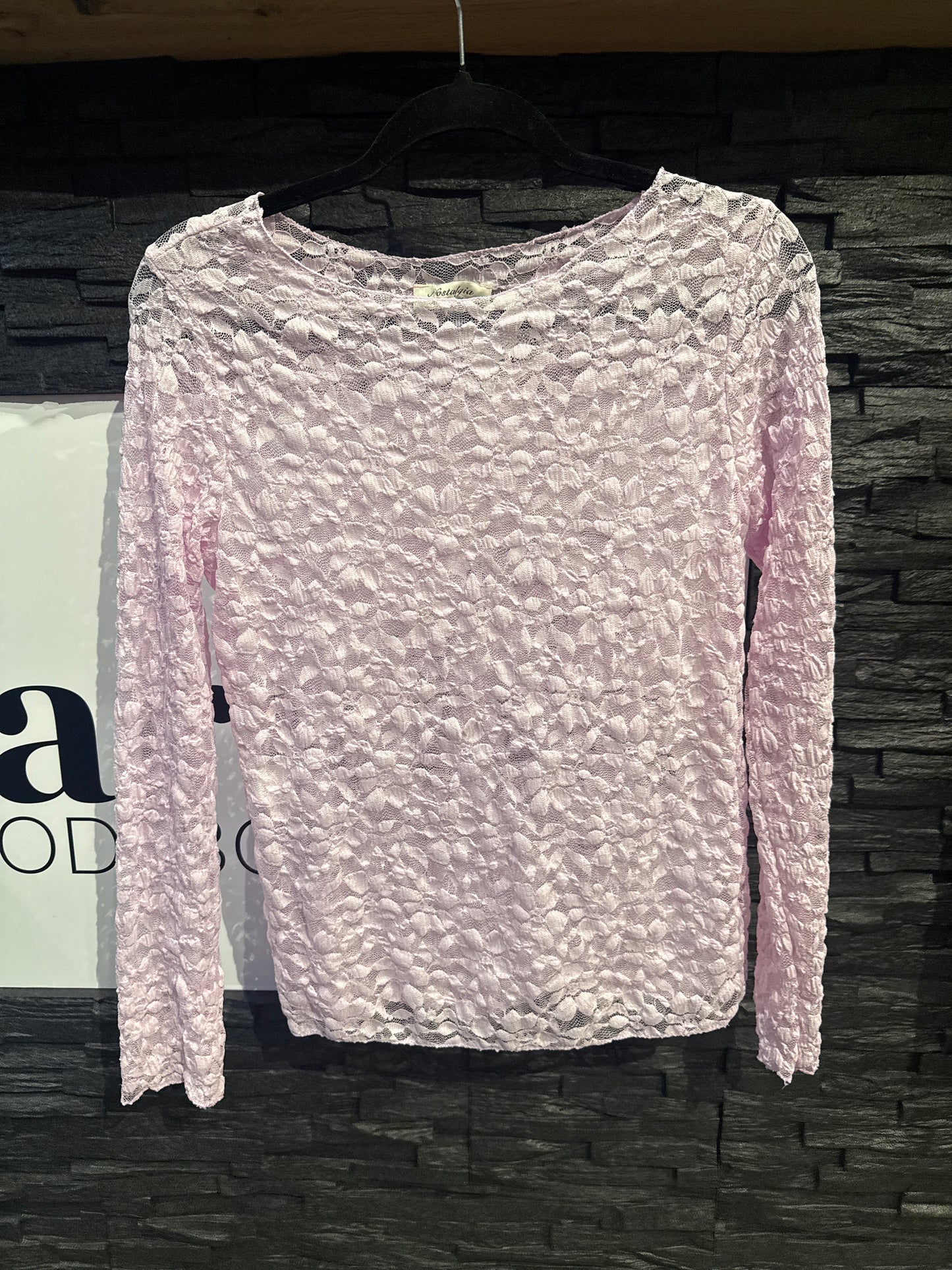 Spitzenshirt -1416- rosa - Sarahs Modeboutique