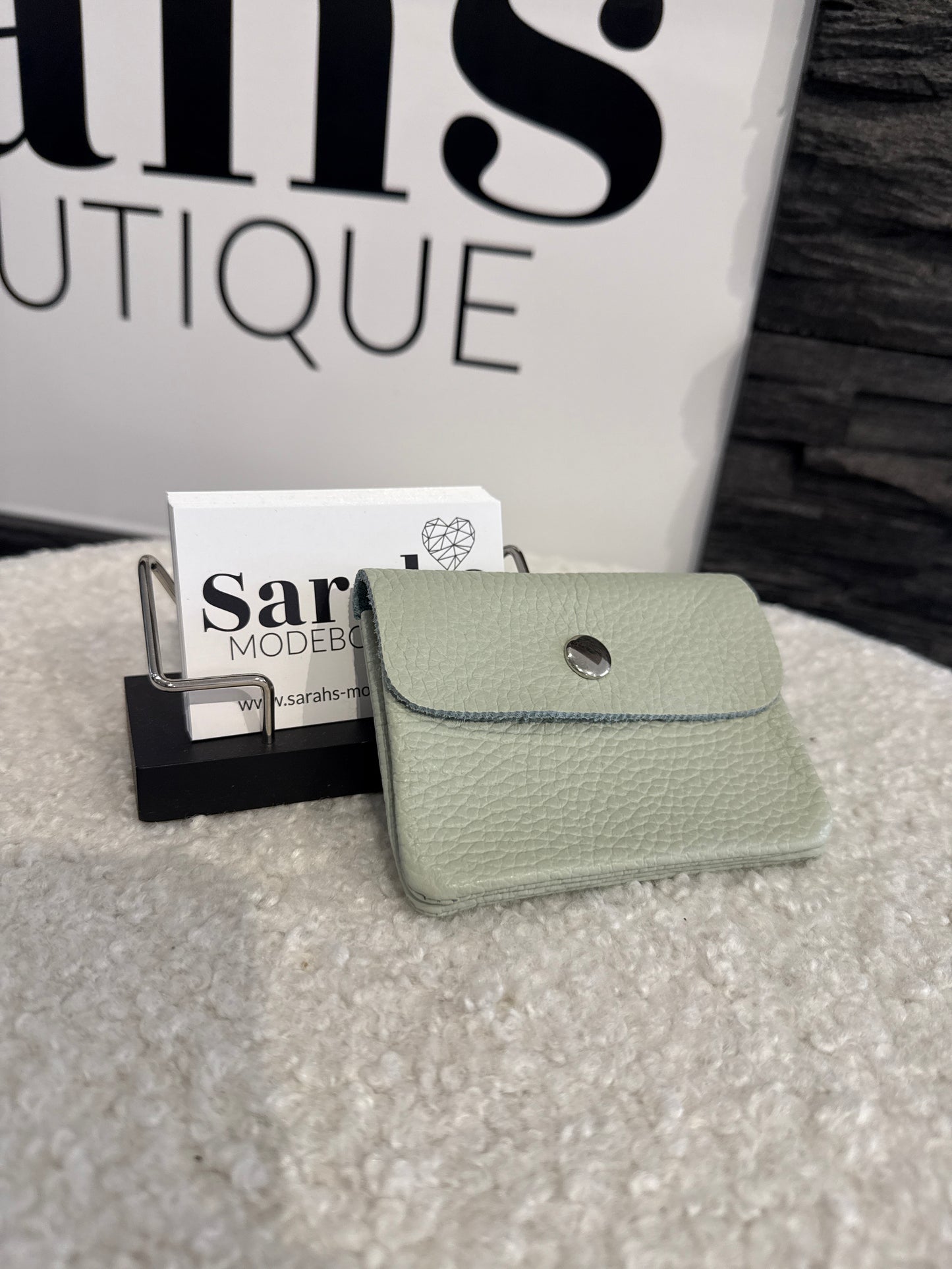 Portmonee mint/grau