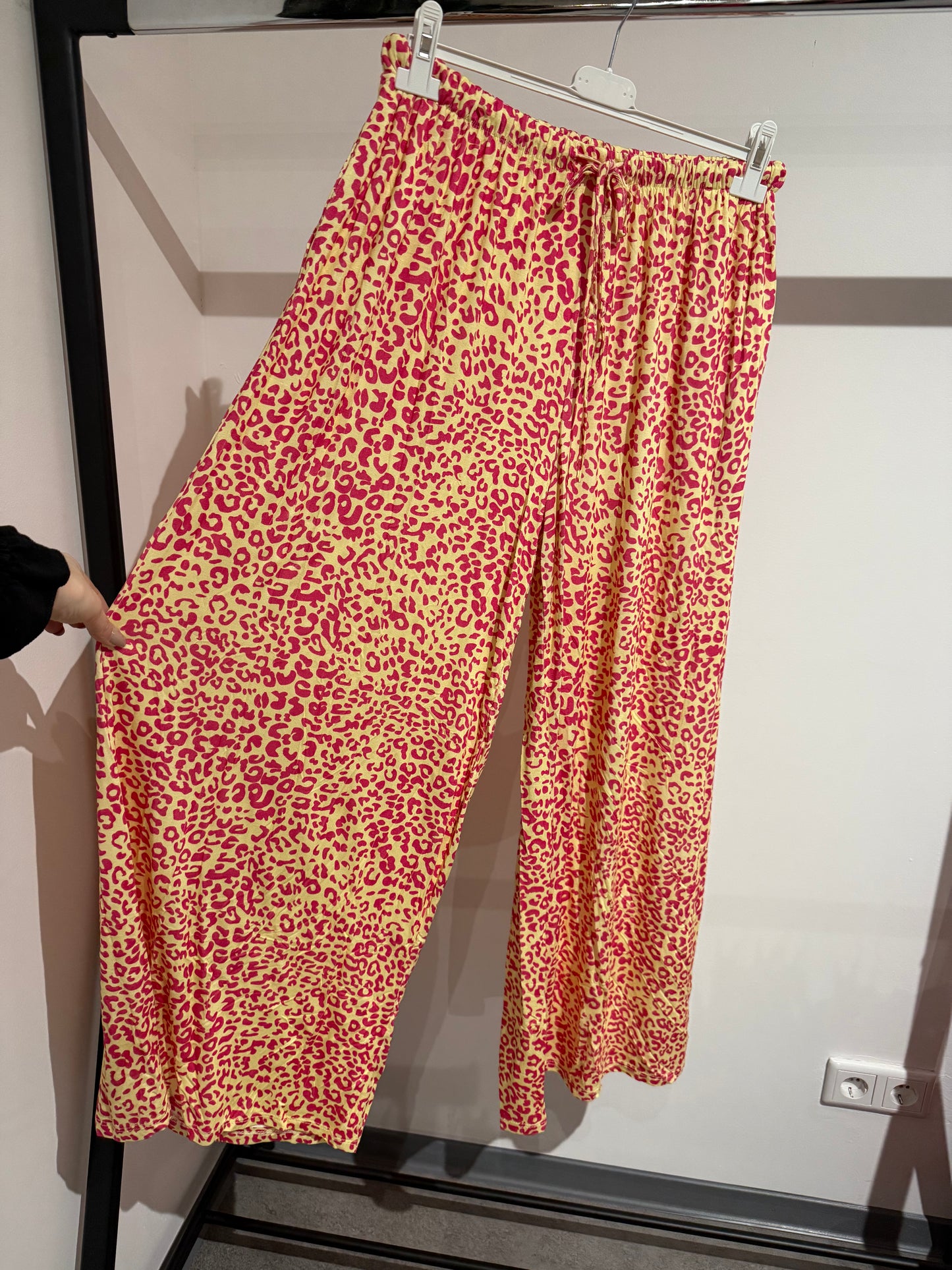 LEO SCHLABBERHOSE -1465- YELLOW/PINK - Sarahs Modeboutique