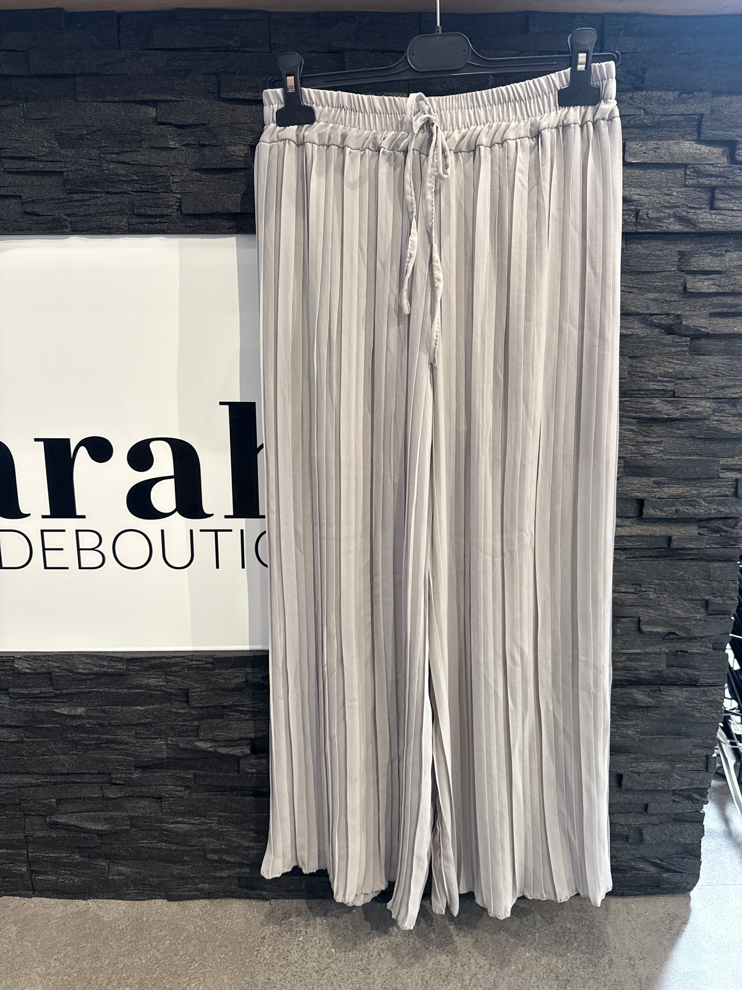 Flatterhose -042- hellgrau - Sarahs Modeboutique