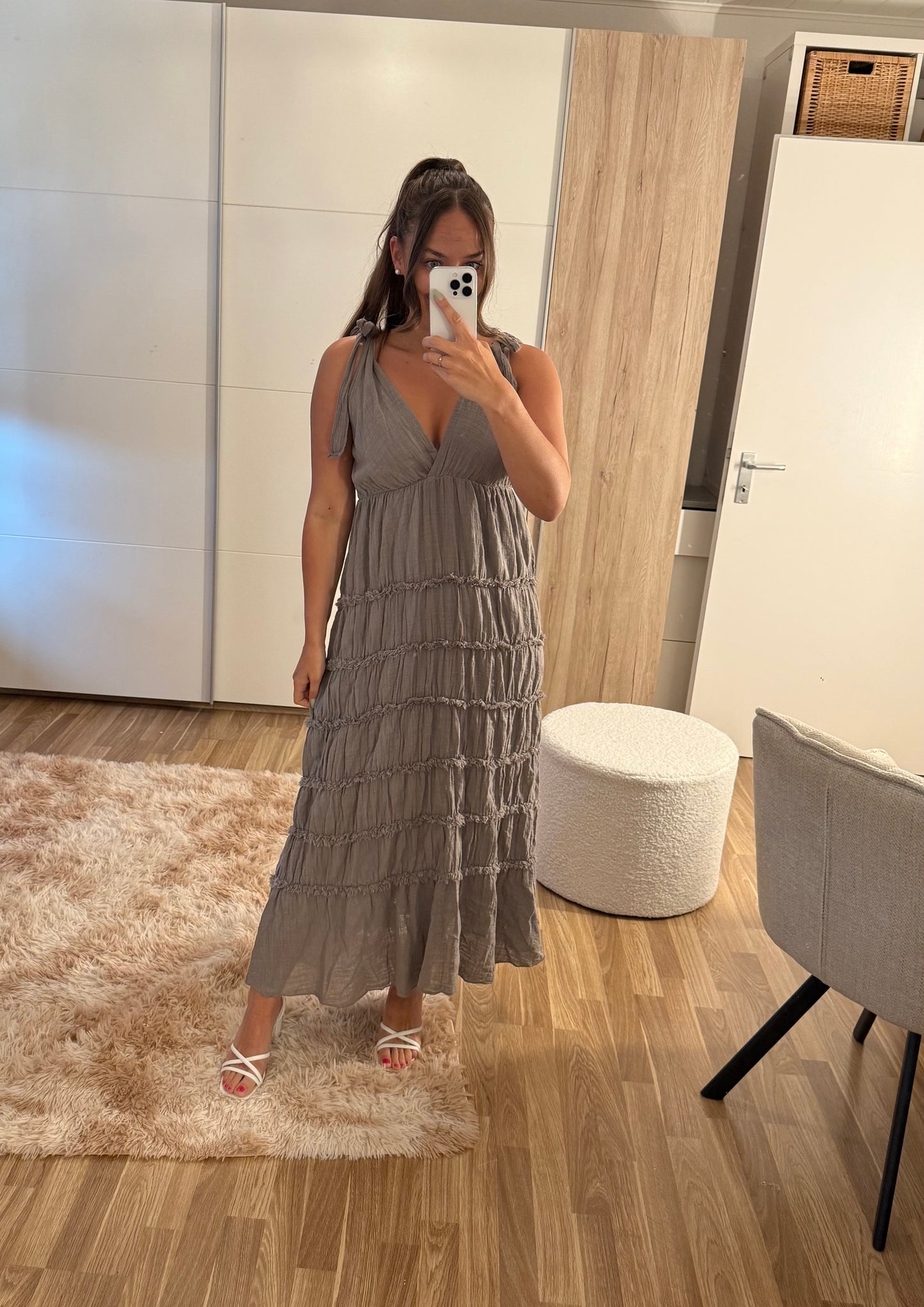 Kleid -3083- taupe