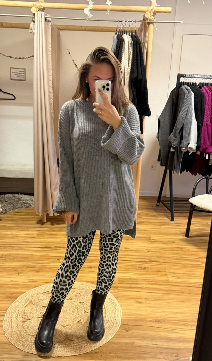 Leoleggins grau -1235- - Sarahs Modeboutique