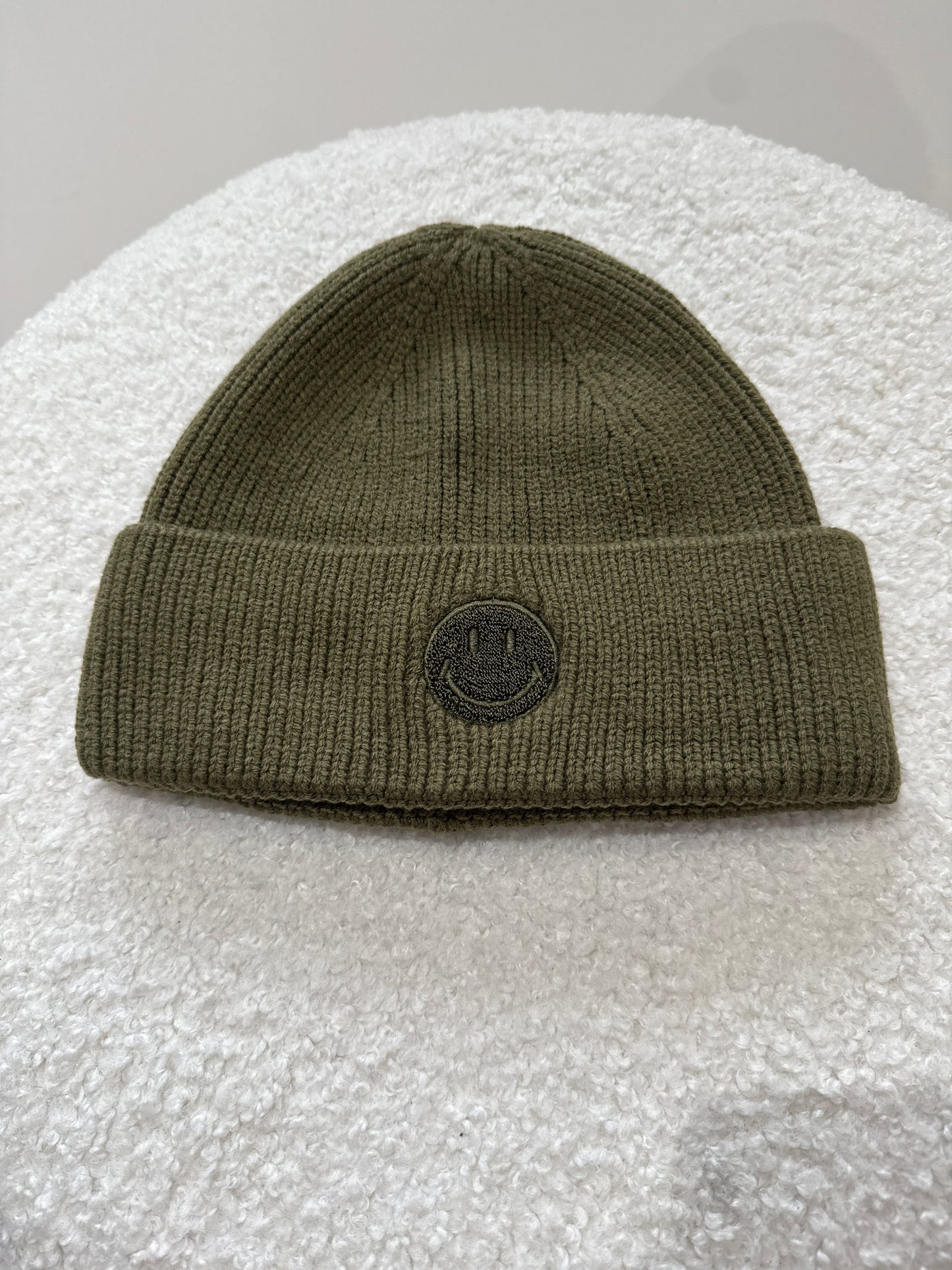 Mütze -1579- Smiley Khaki