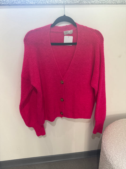 CARDIGAN -151- PINK - Sarahs Modeboutique
