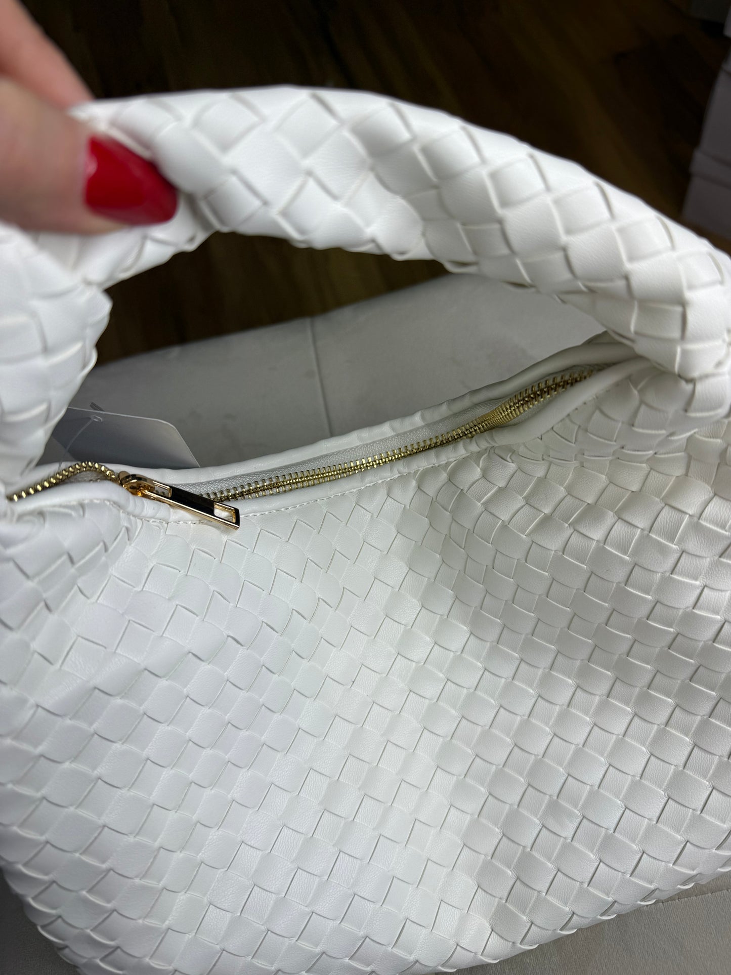 Tasche klein -2002- weiß - Sarahs Modeboutique