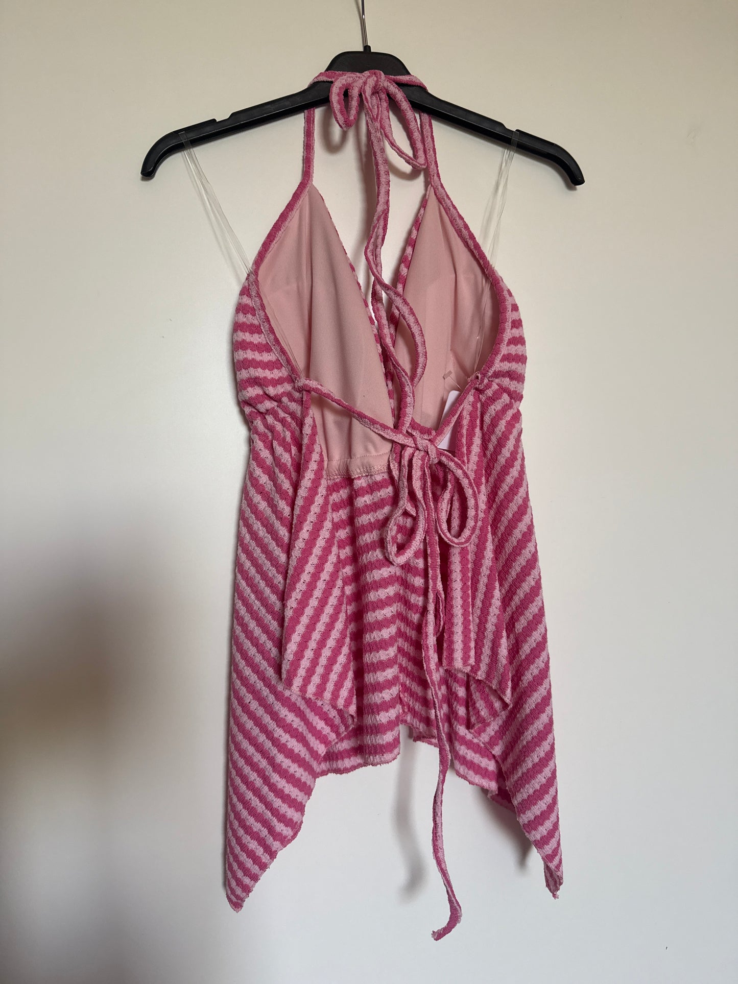 STRICKTOP RÜCKENFREI -5778- PINK/ROSA