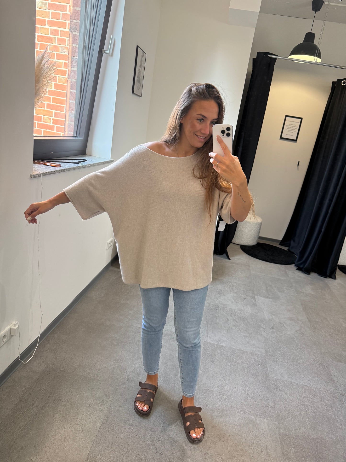 OVERZISE PULLI -4778- BEIGE