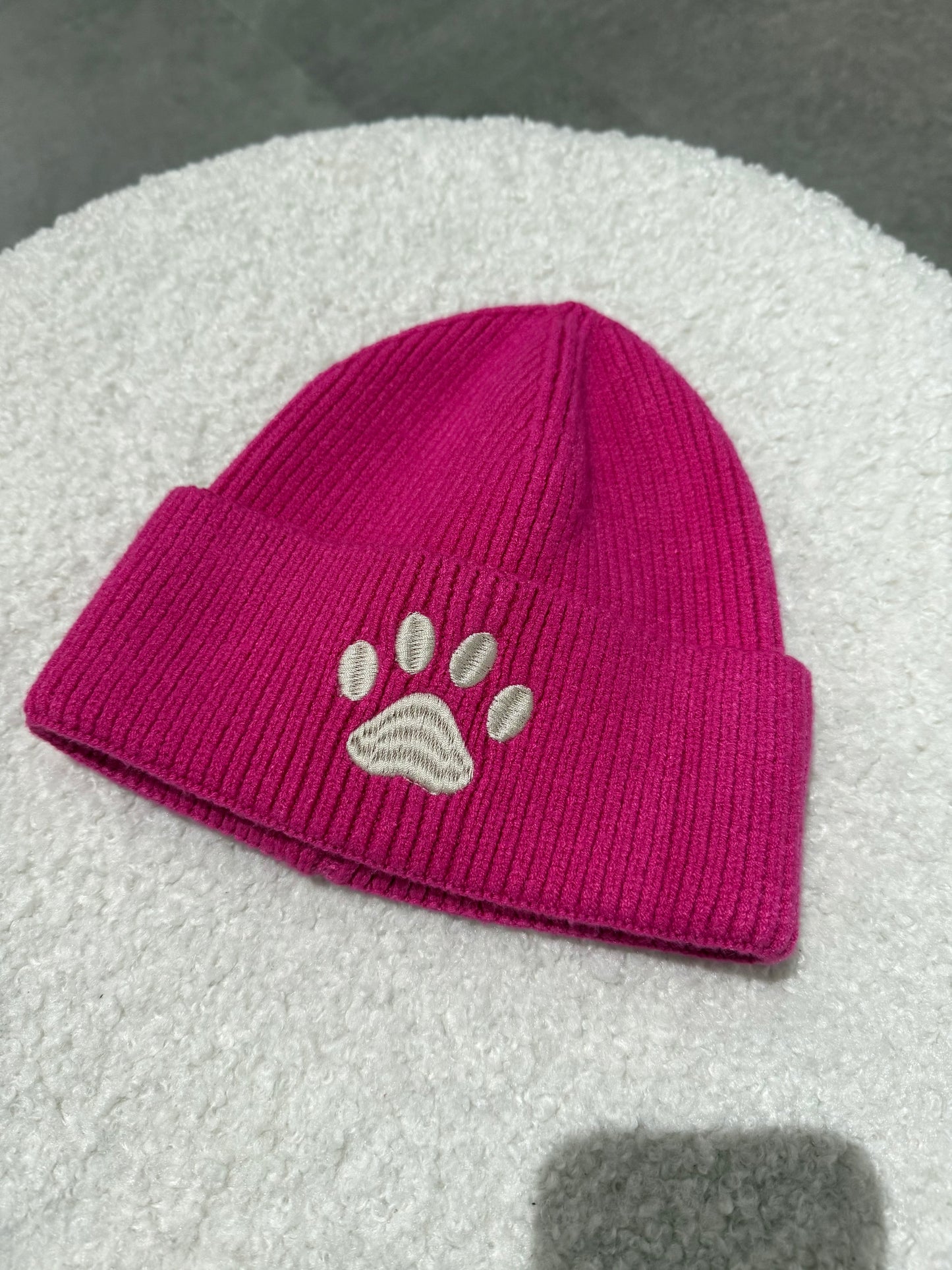 Mütze Pfote -8824- Pink