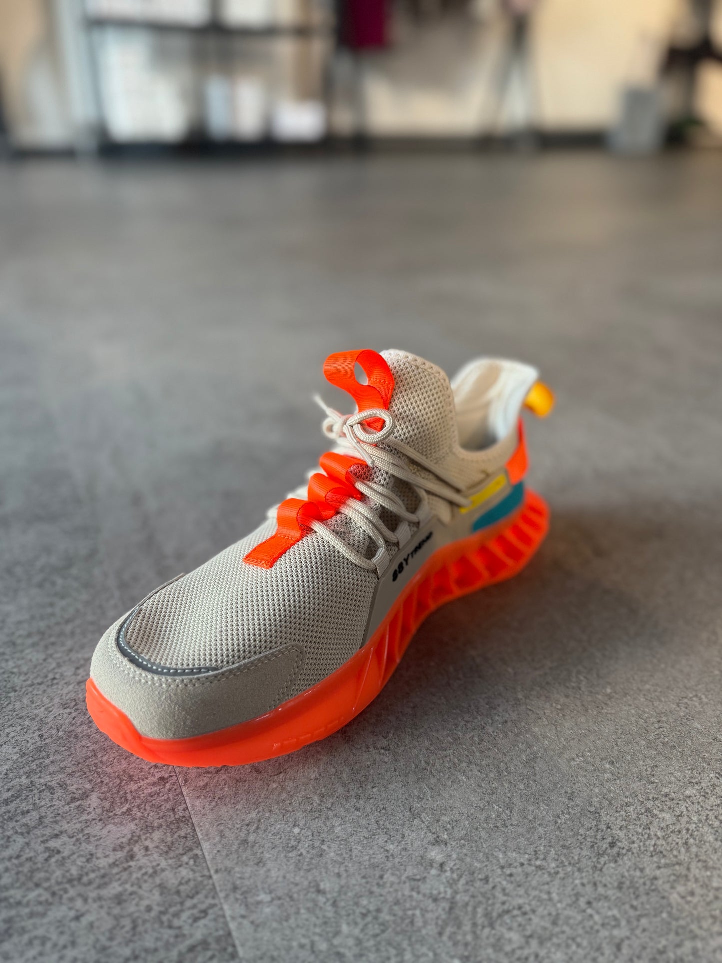 Herrenschuhe orange -1672- - Sarahs Modeboutique