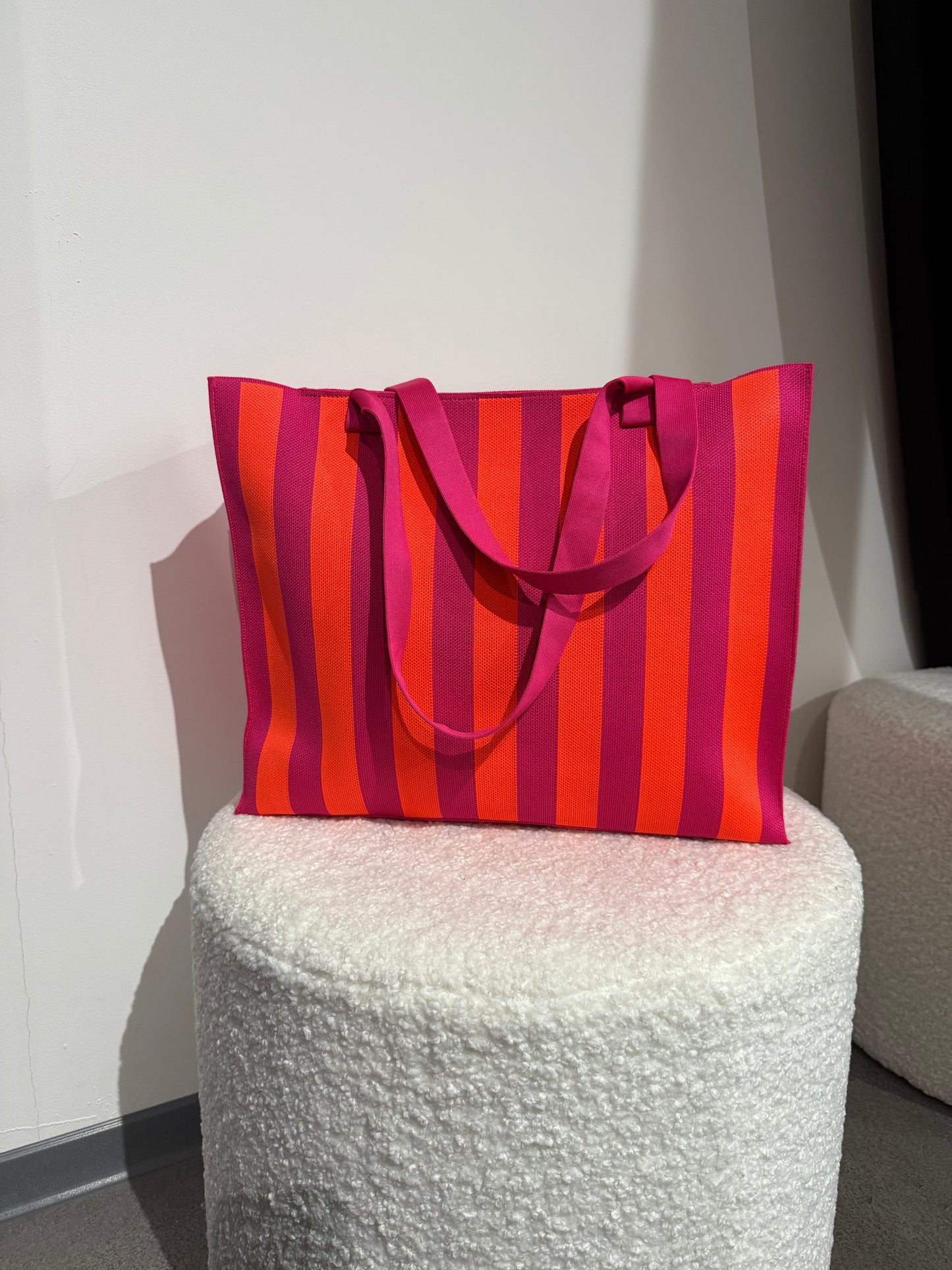 Shopper pink/orange -4460-