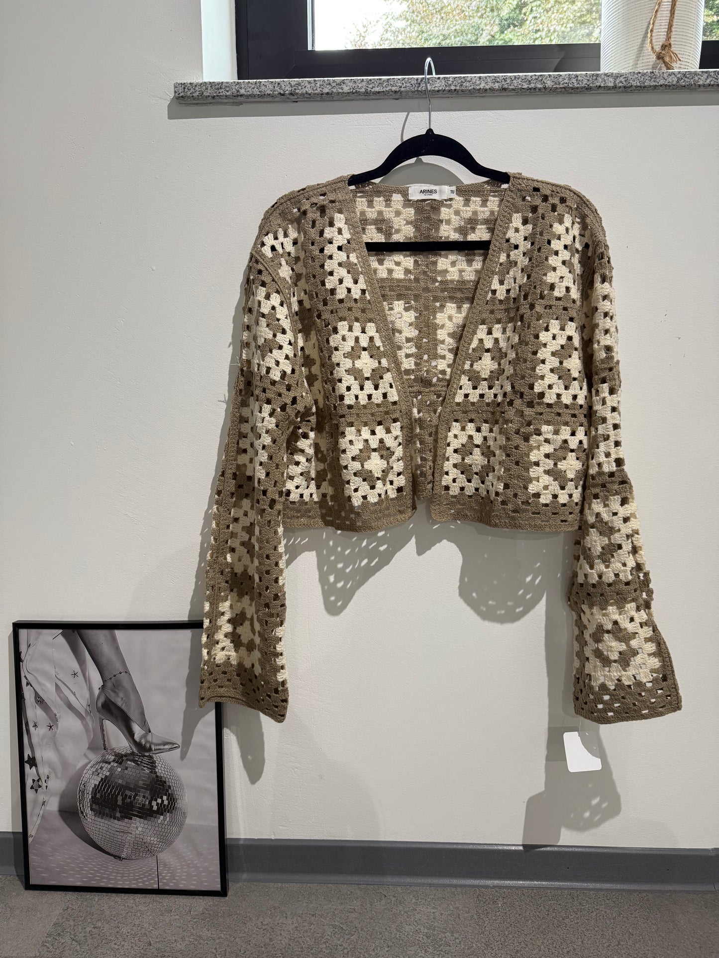 Cardigan -7365- taupe