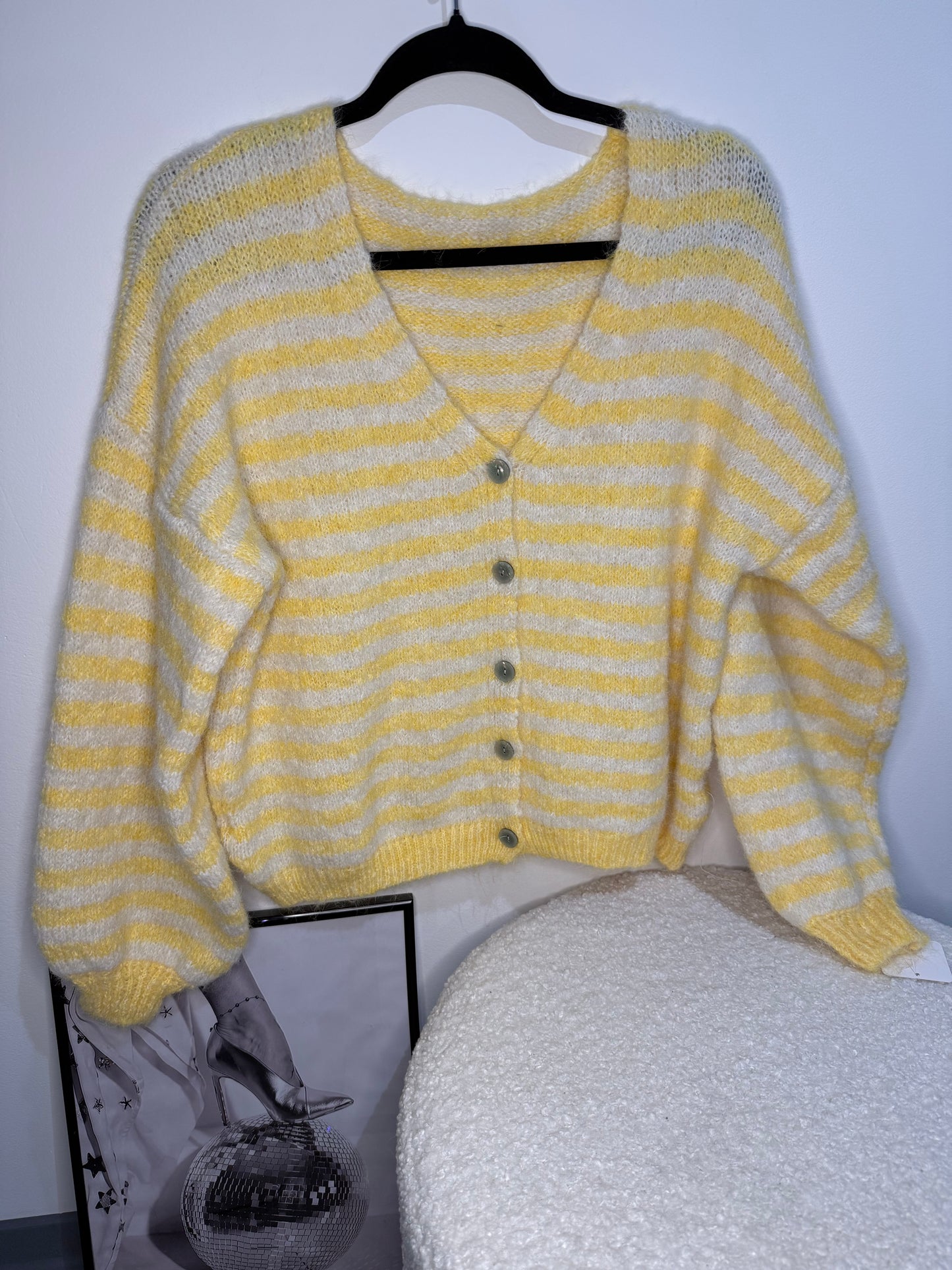 Cardigan -7362- gelb