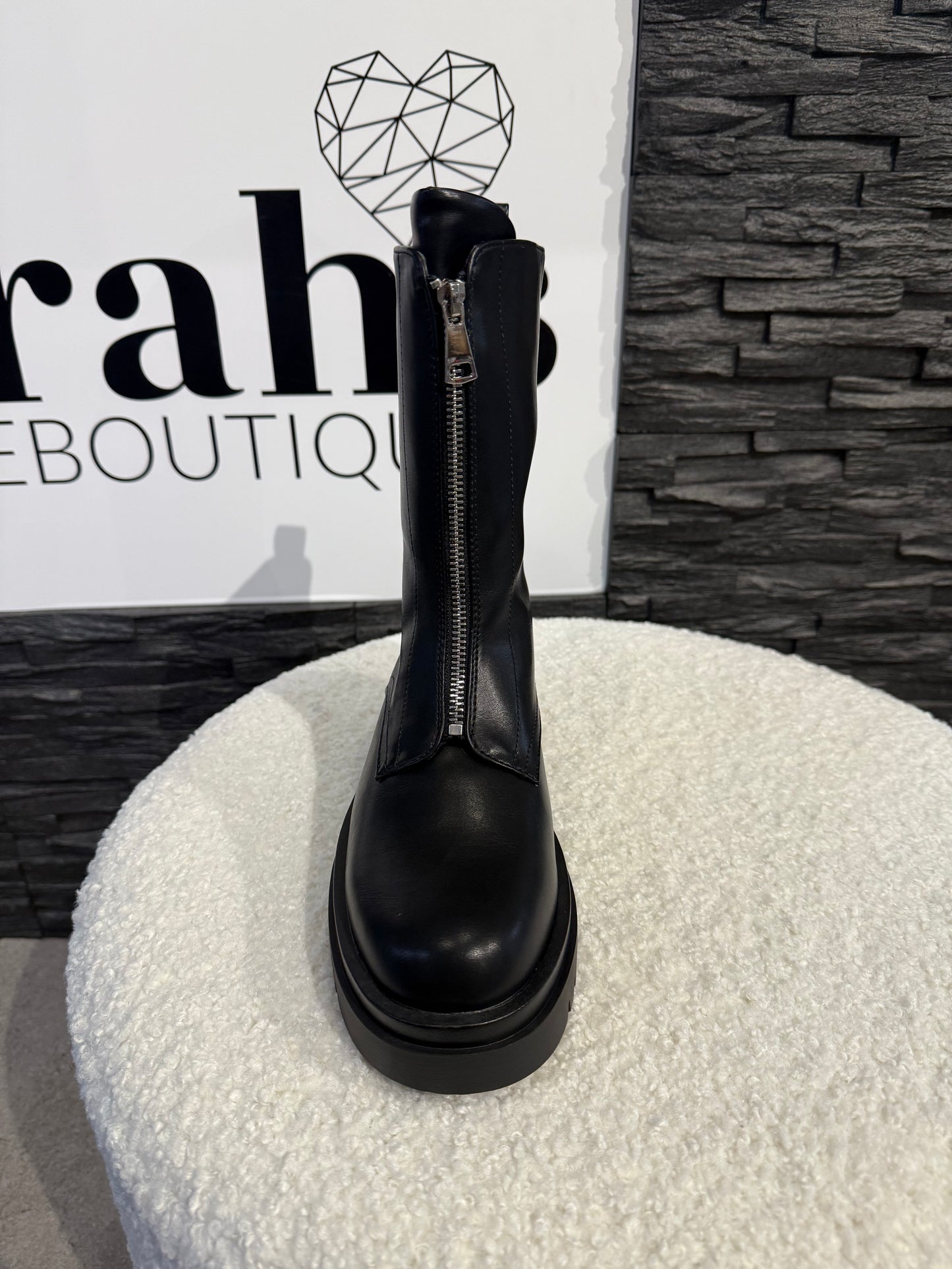 Boots -7778- schwarz