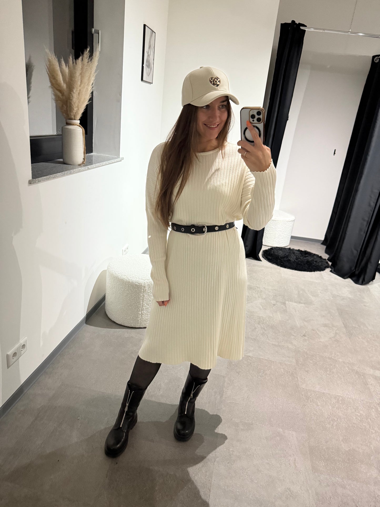 Pullikleid -1577- Creme