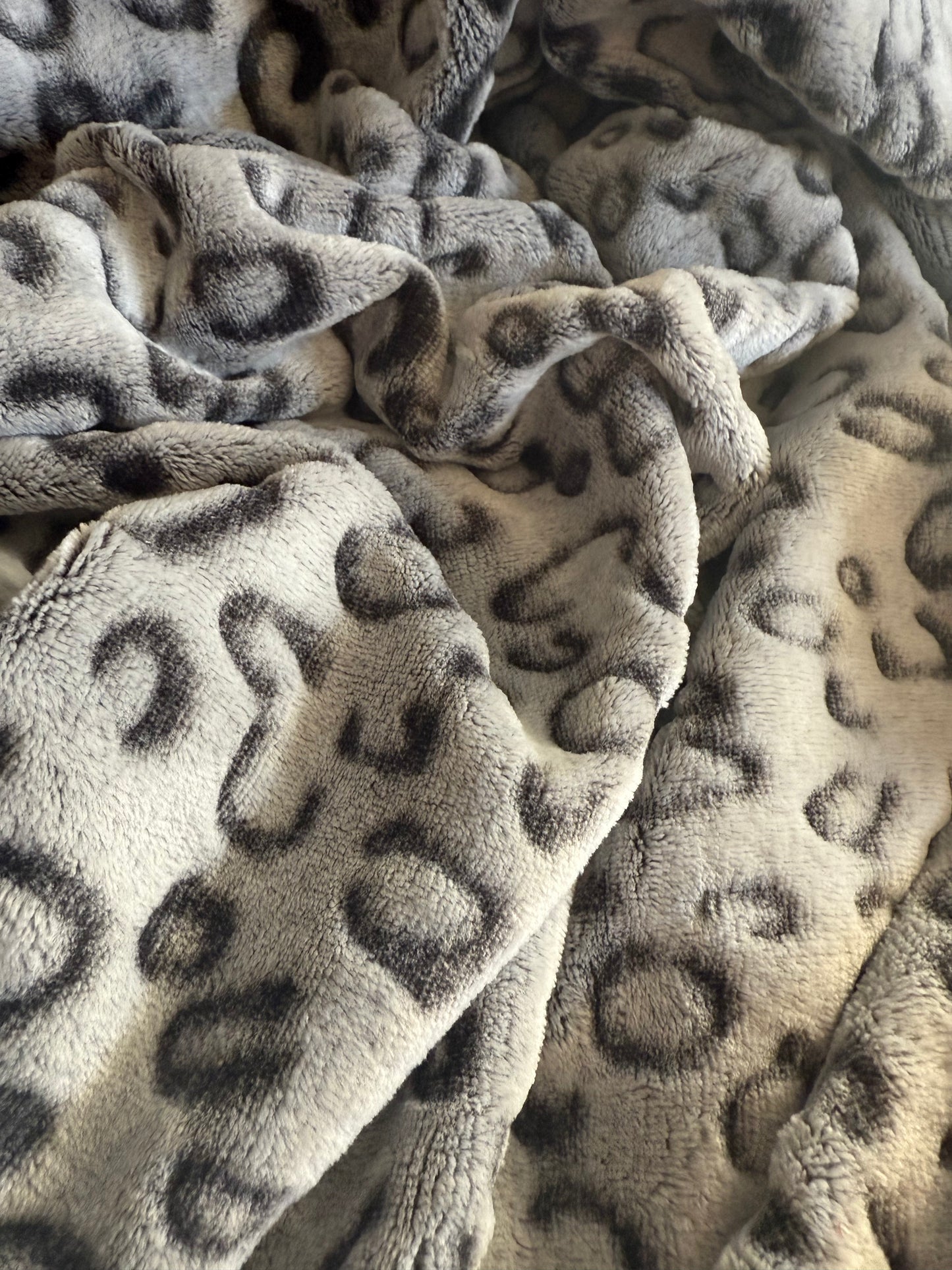 Kuscheldecke Leo grau