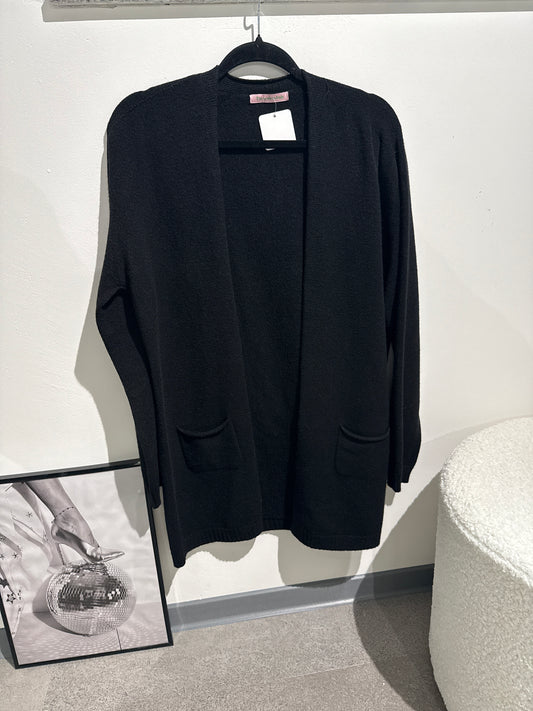 Cardigan -7358- schwarz