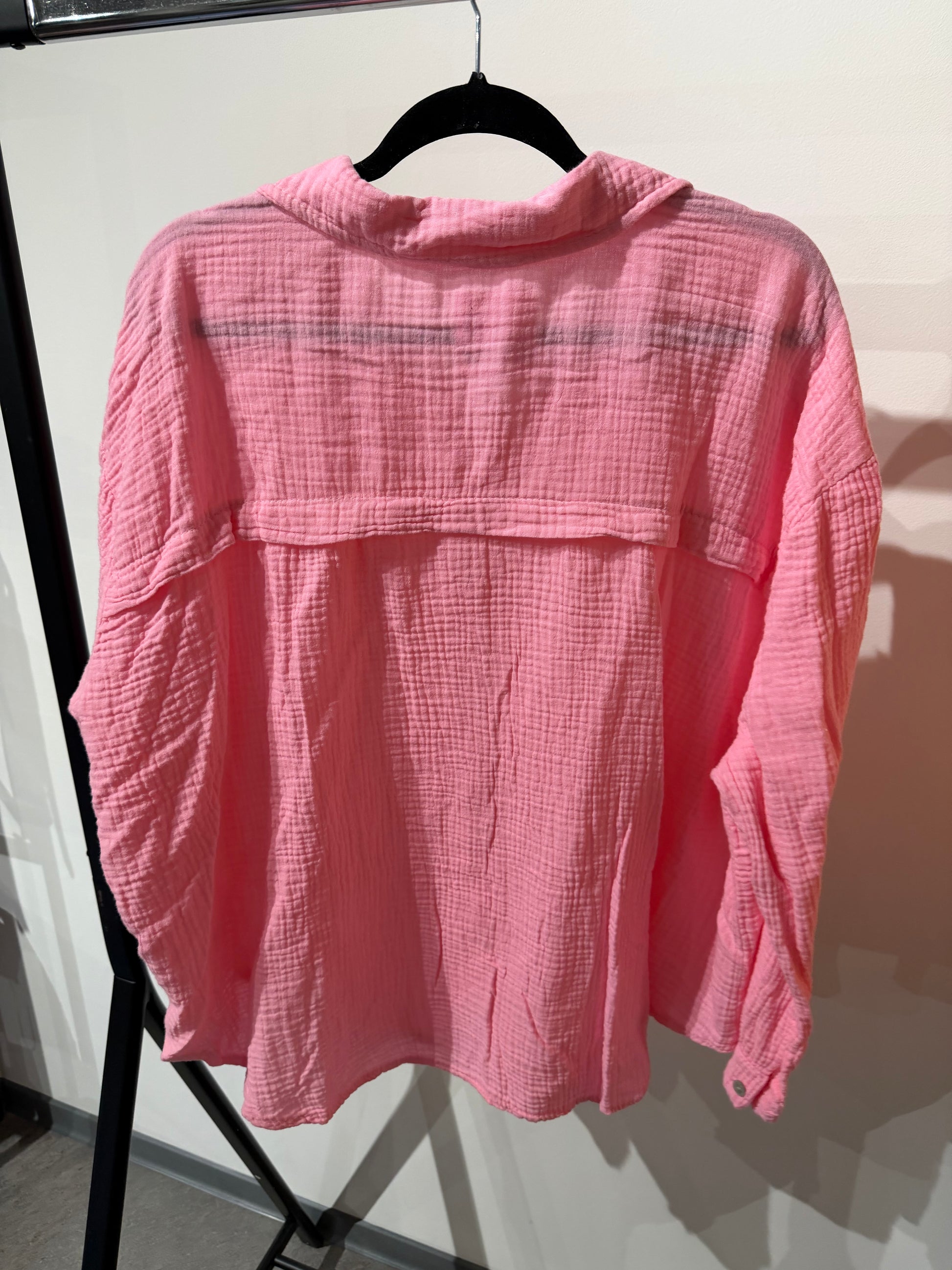 Musselinbluse rosa -263- - Sarahs Modeboutique
