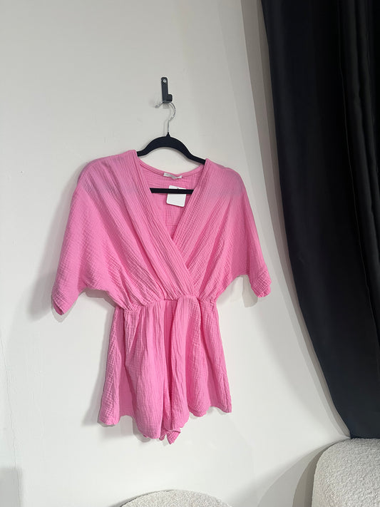 Musselinjumpsuit -4457- rosa