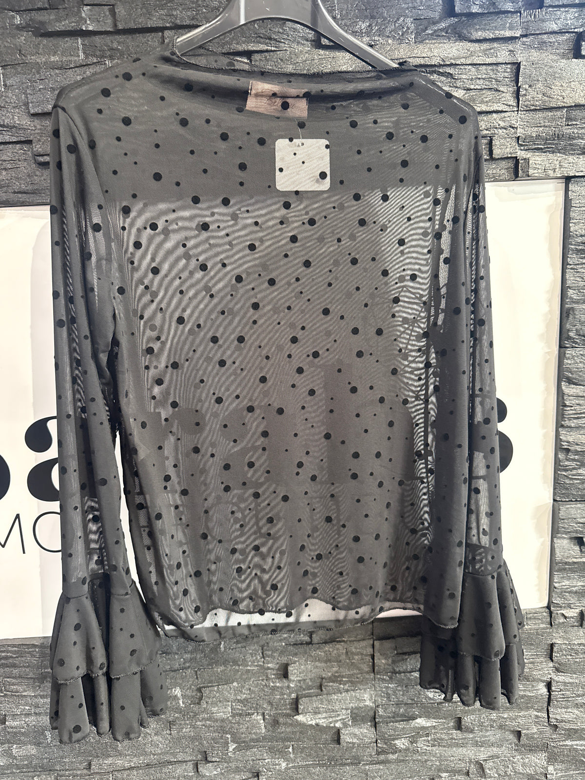 MESH SHIRT -9992- SCHWARZ