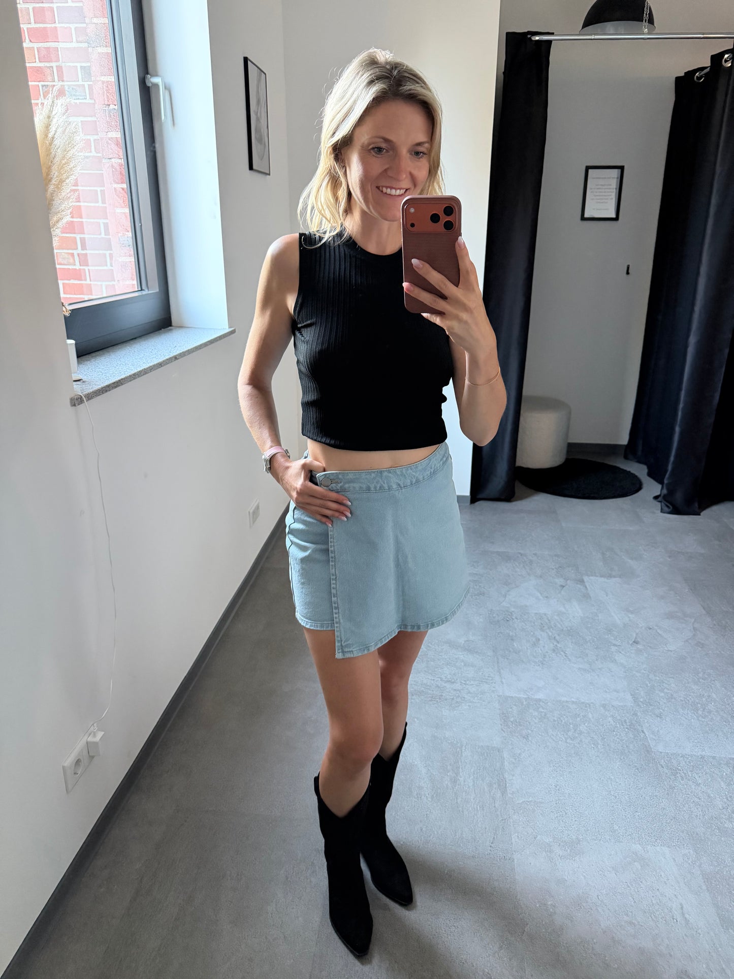 TOP -5555- SCHWARZ - Sarahs Modeboutique