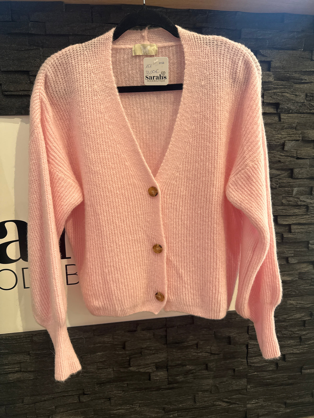 CARDIGAN -151- ROSA - Sarahs Modeboutique